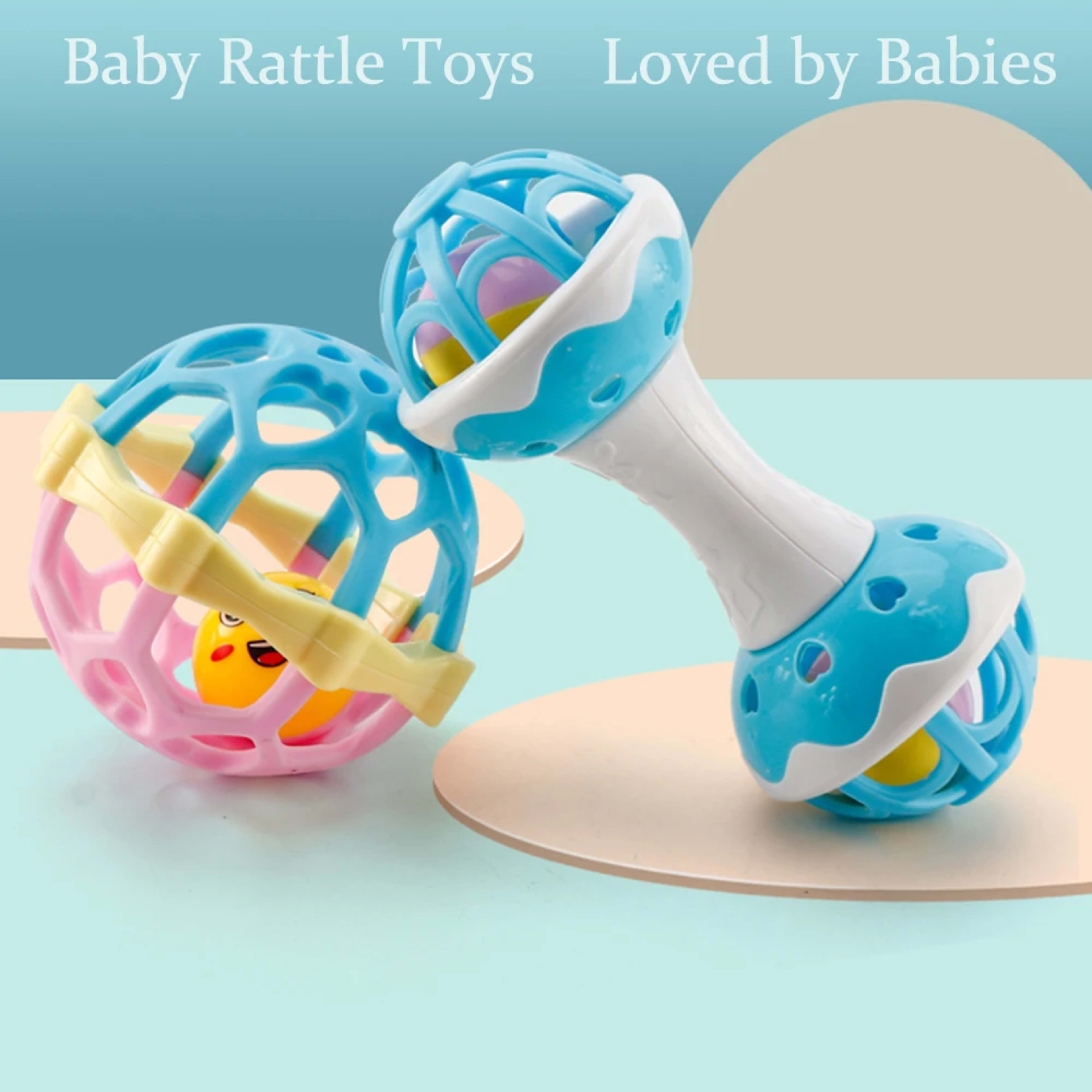 Baby Toys, Rattle, Fine Motor and Sensory Toy, Suitable for Infants Aged 3, 6, 9, and 12 Months 1
