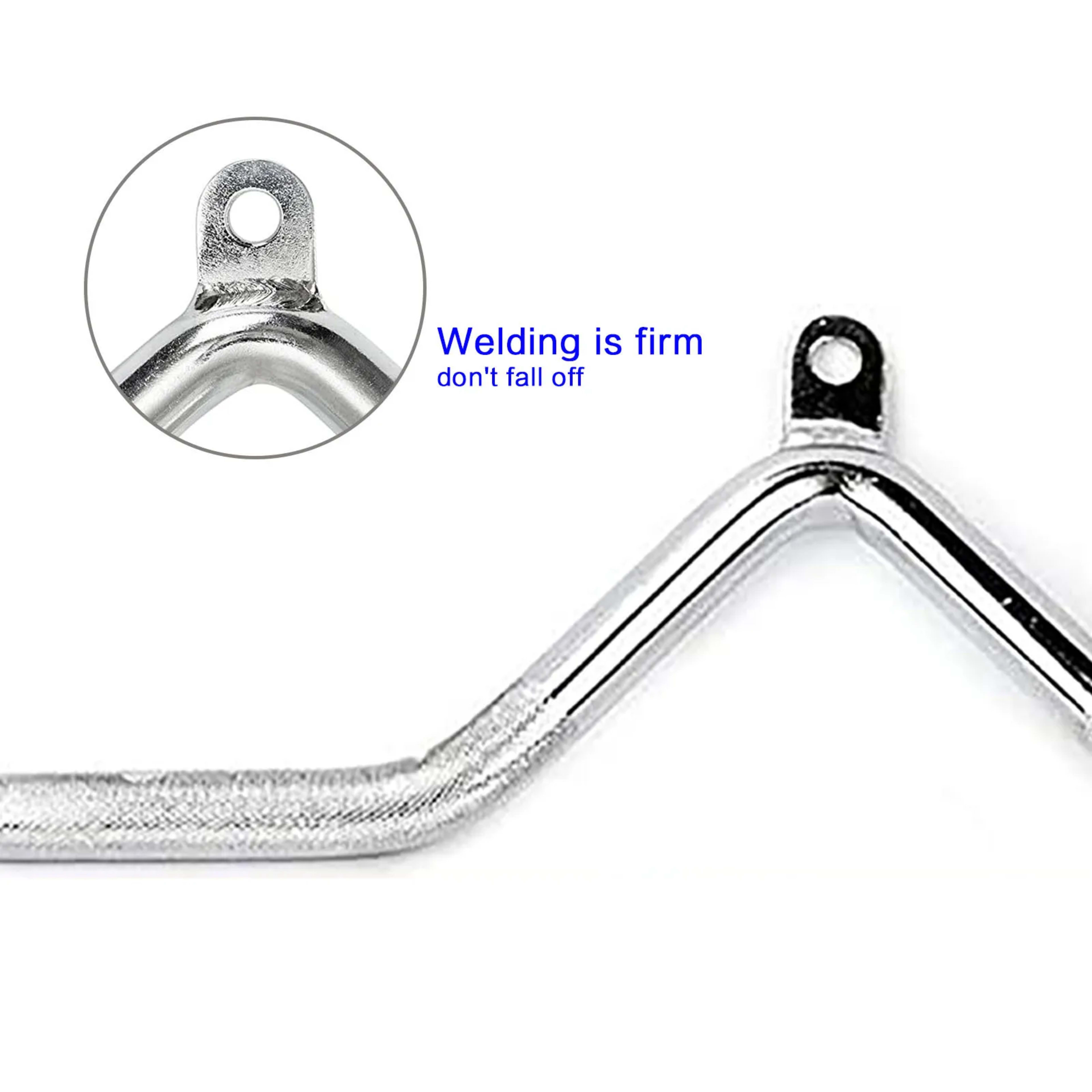 Gym Home Equipment Accessories Lat Pull Down Bar，Chrome-plated Surface Anti-rust High Load-bearing Fitness Tricep Rope T 4