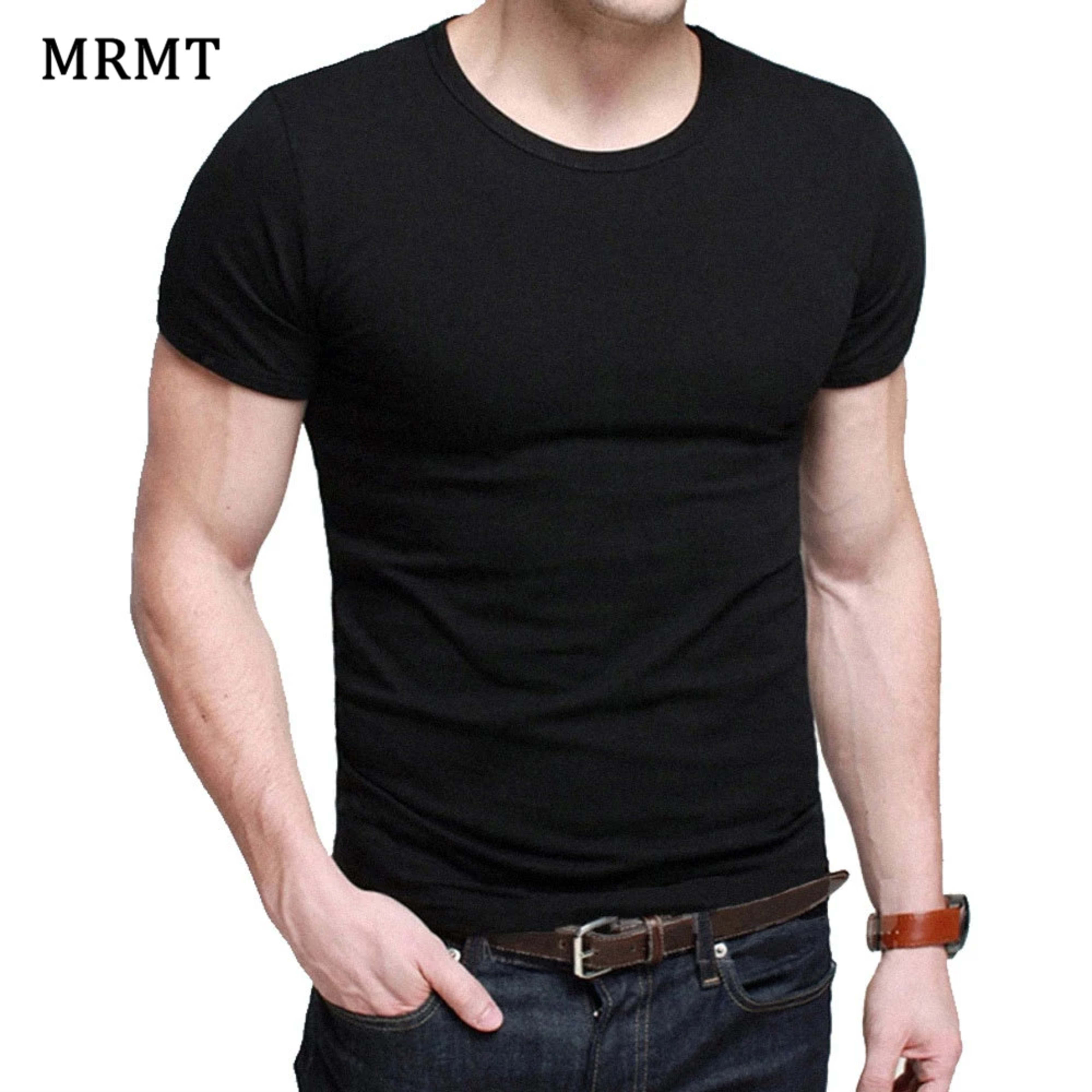 Men's T Shirt Short Sleeve Men T-Shirt O-Neck Slim Solid Color Half Sleeved Man Tops Tee Shirt 2026 MRMT Men T Shirt Clo 1