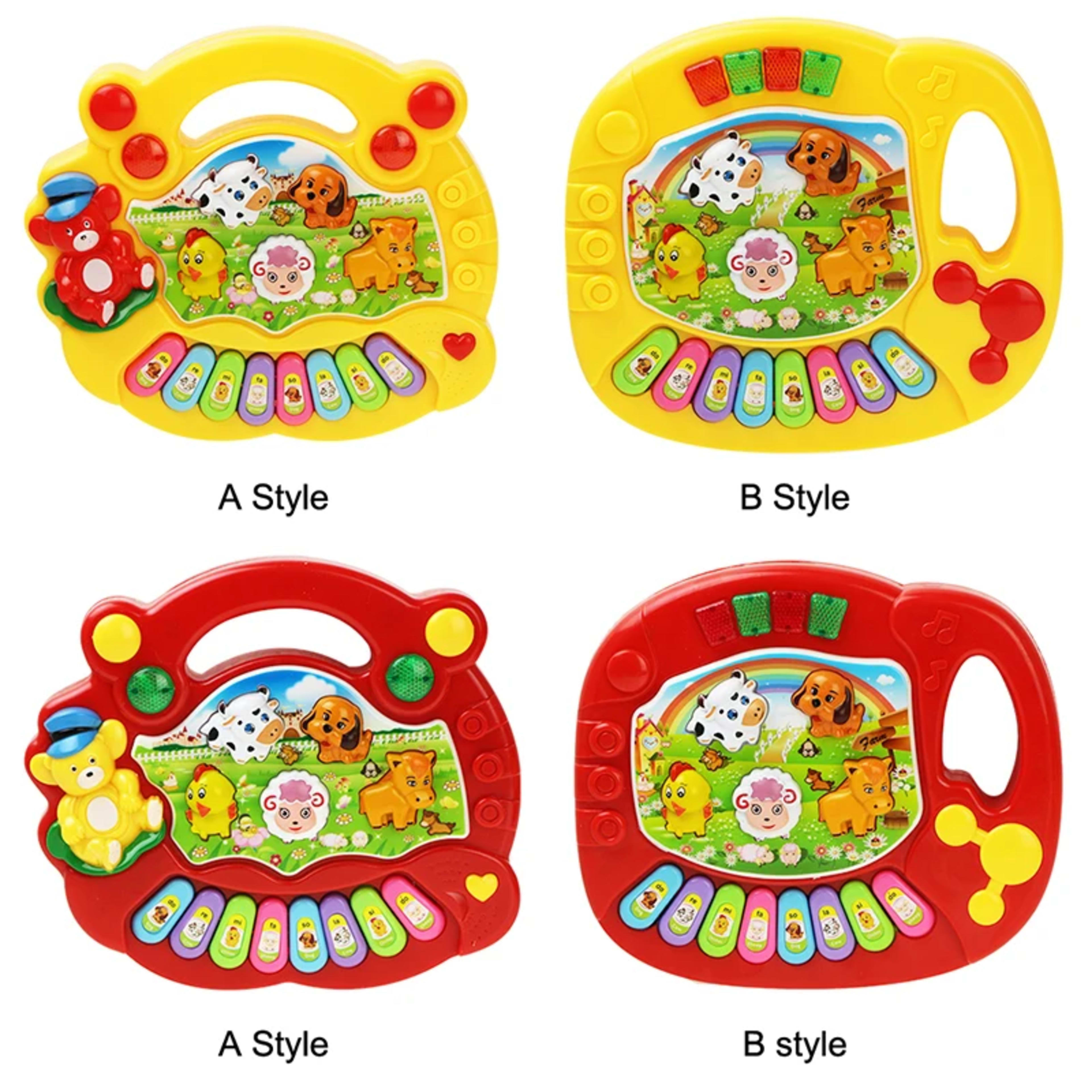 Baby Musical Toy with Animal Sound Kids Piano Keyboard Electric Flashing Music Instrument Early Educational Toys for Chi 3