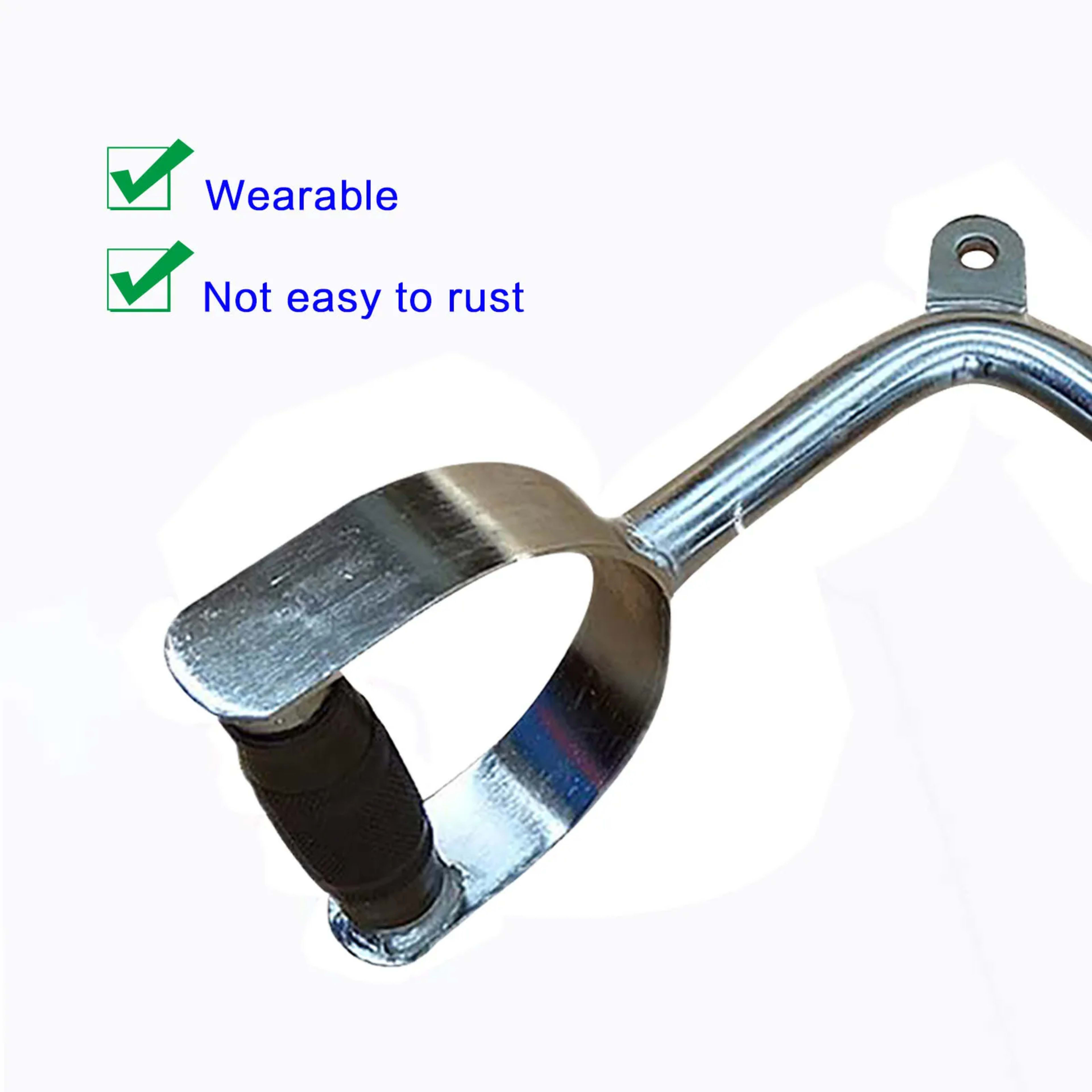 Gym Home Equipment Accessories Lat Pull Down Bar，Chrome-plated Surface Anti-rust High Load-bearing Fitness Tricep Rope T 3