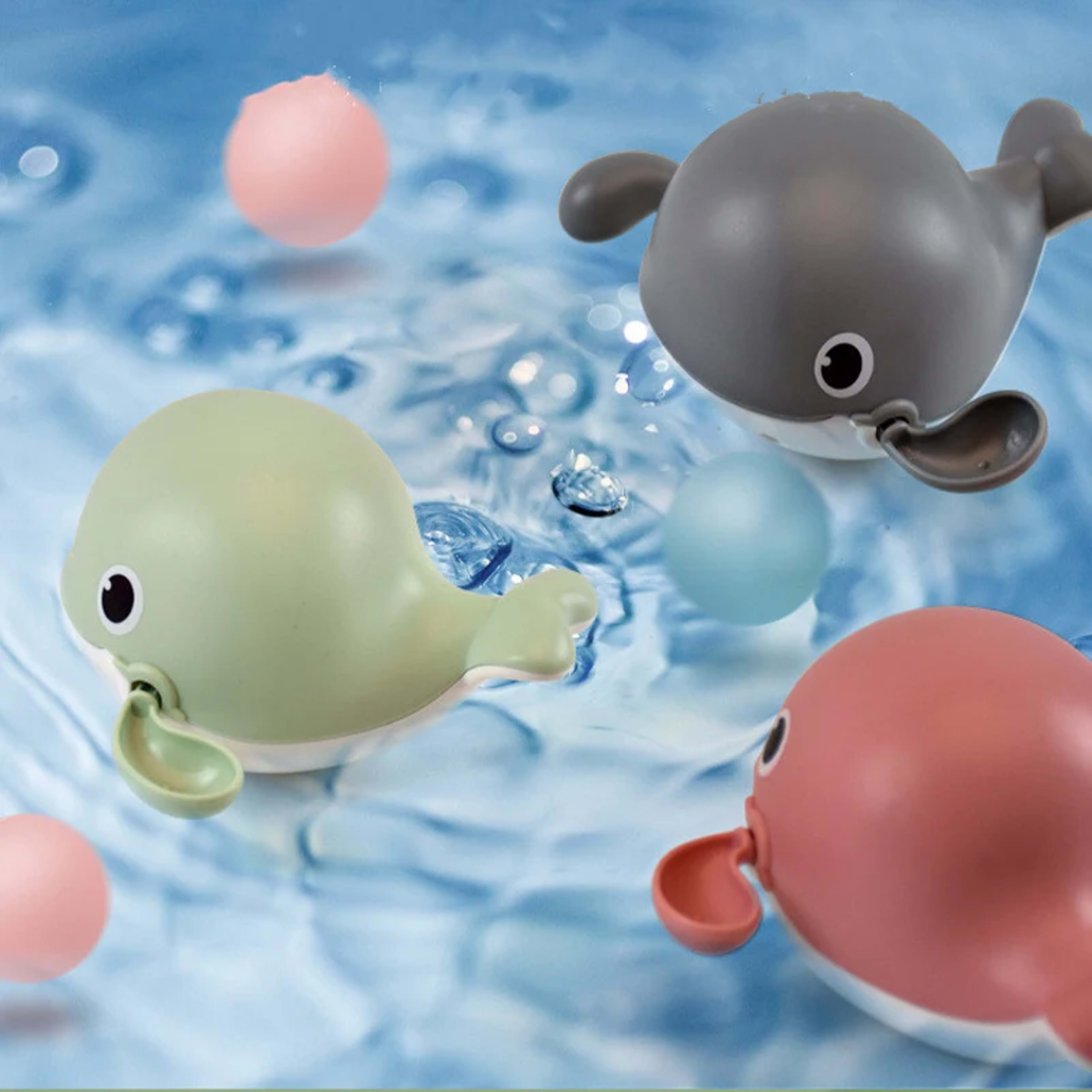 New Baby Bath Toys Cartoon Kids Learning Cognition Cute Animal Swimming Frogs Tortoise Crab Classic Baby Water Toy For C 6