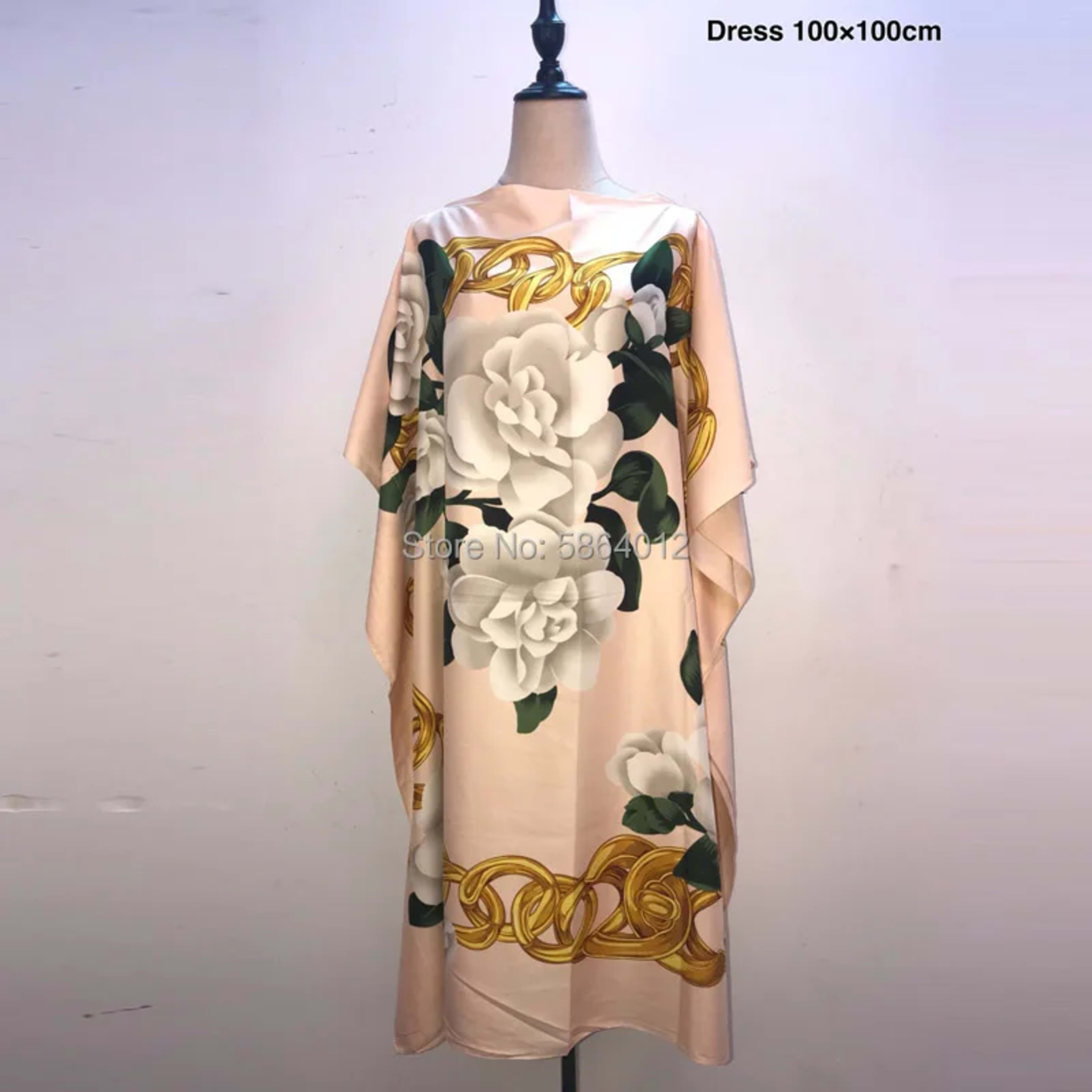 Printed Dresses For Women 2020 Fashion Design Loose Dress Batwing Maxi Long Femme Vestidos Summer Autumn Party Elegant D 12