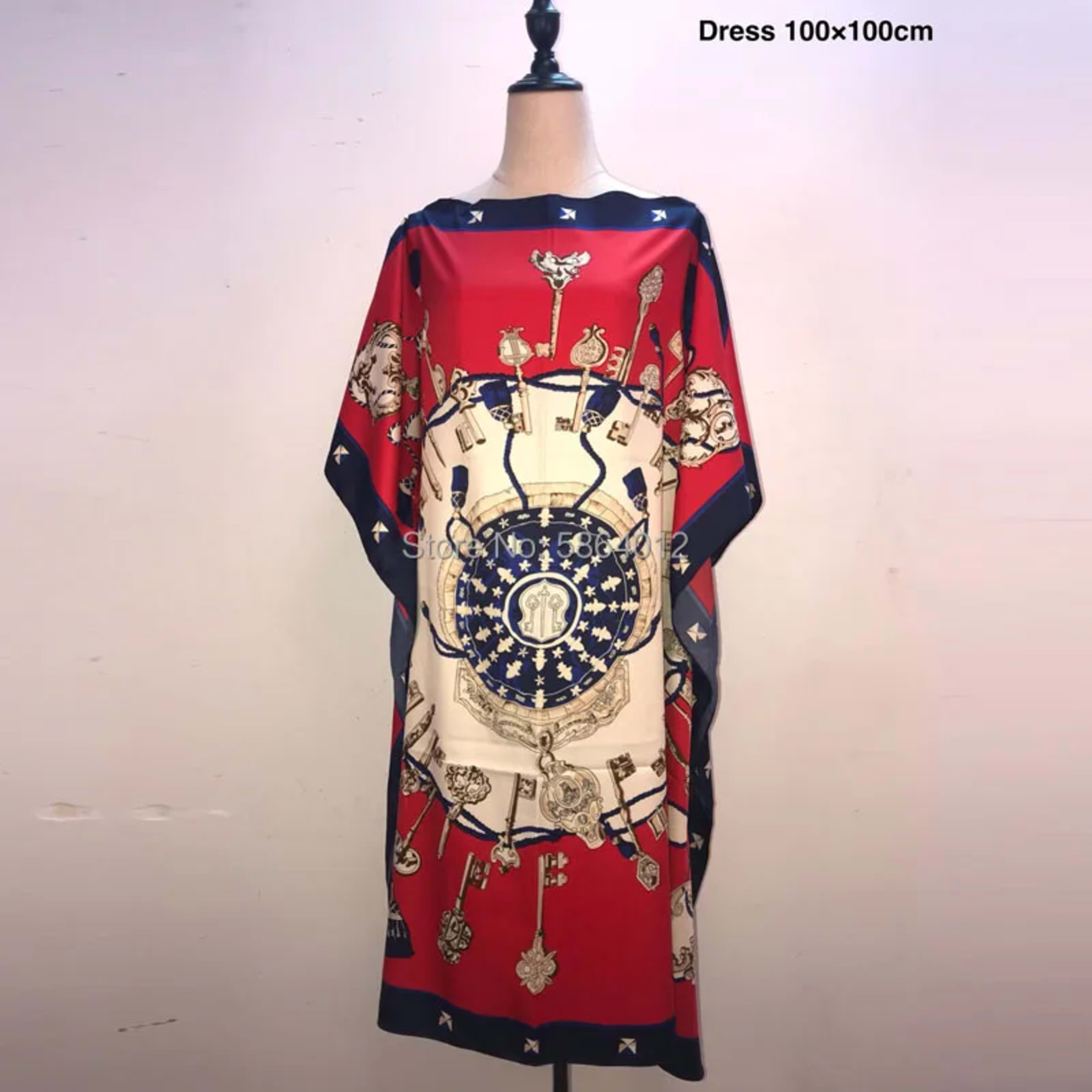 Printed Dresses For Women 2020 Fashion Design Loose Dress Batwing Maxi Long Femme Vestidos Summer Autumn Party Elegant D 11