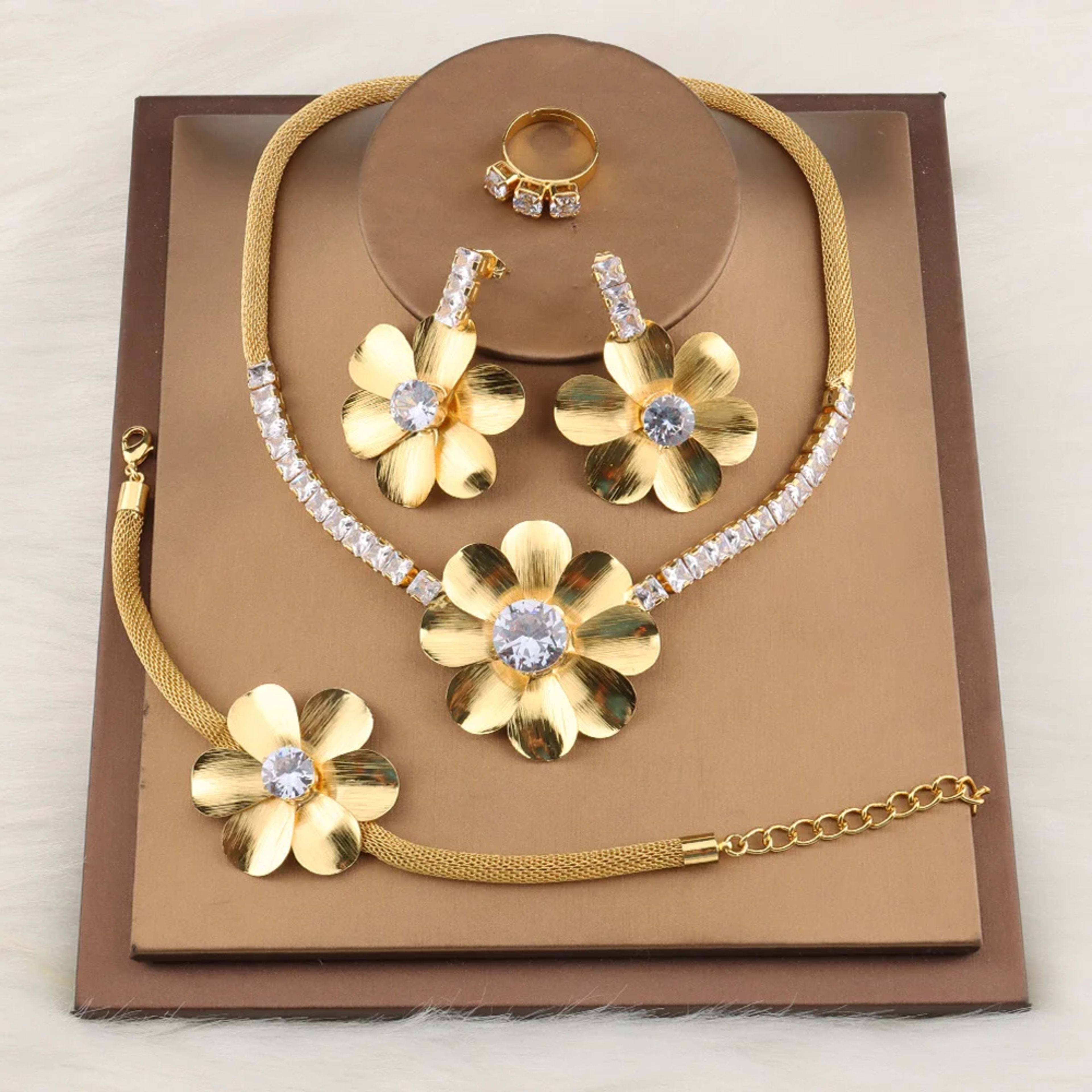 Jewelry For Women 2025 Brilliant Cubic Zircon Necklace Earrings Ring and Bracelet Wedding Bridal Jewelry Sets Dress Acce 16