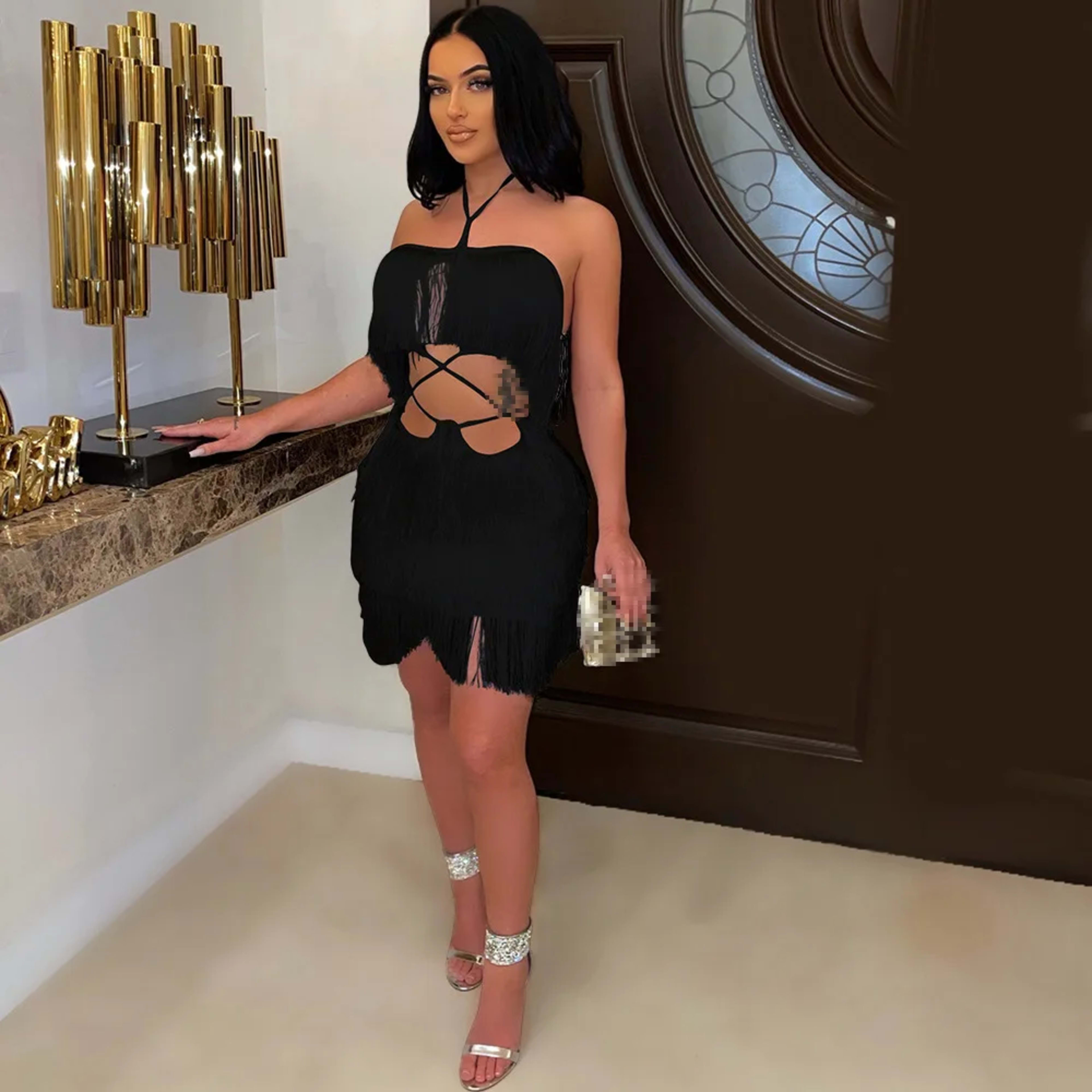 dresses for women 2021 evening  dress dresses for women party sexy black dress summer vestidos 5