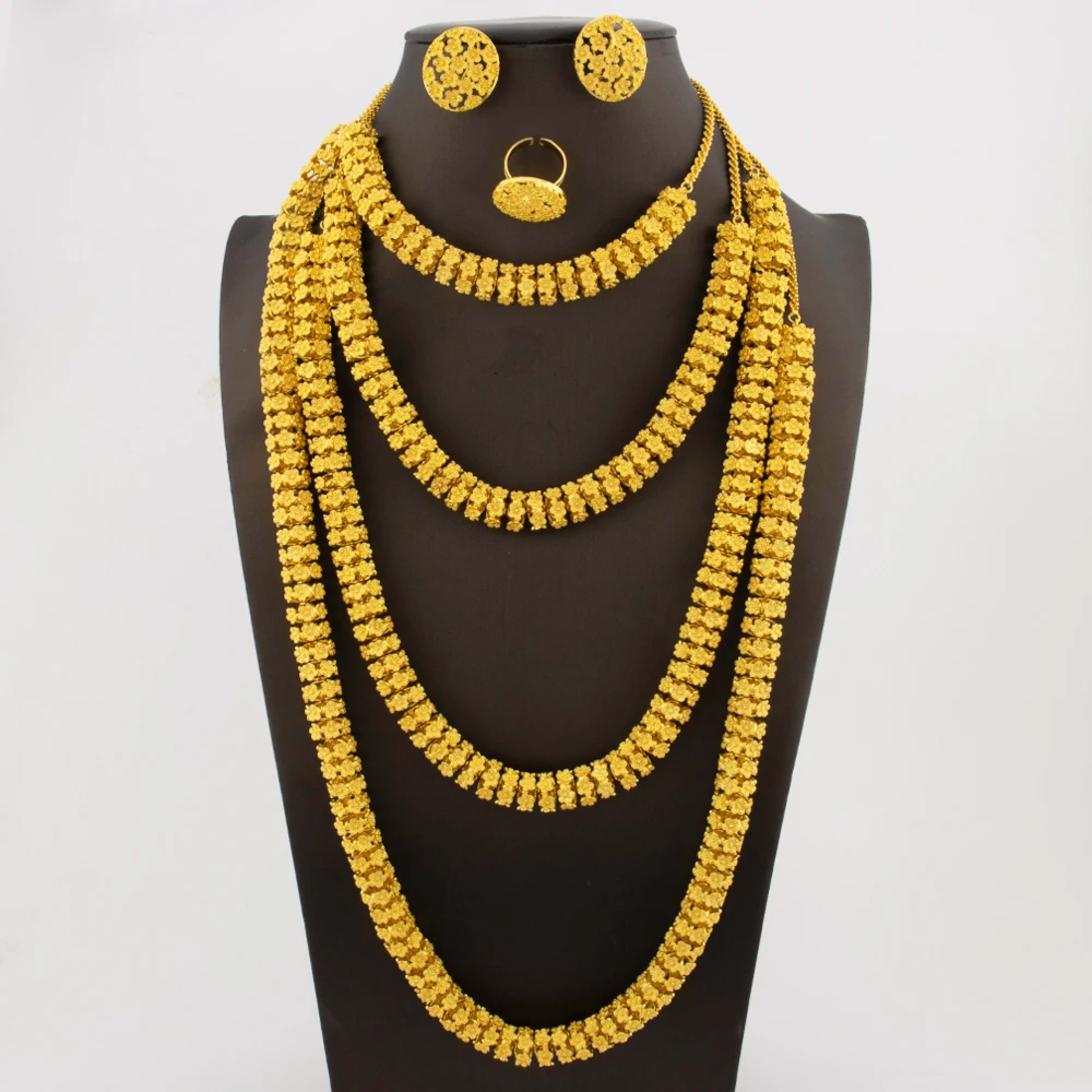 Women’s Jewelry Set Dubai High-quality Luxury Jewelry New Trendy African Women Jewelry Brazilian Bold Jewelry Set Wholes 1