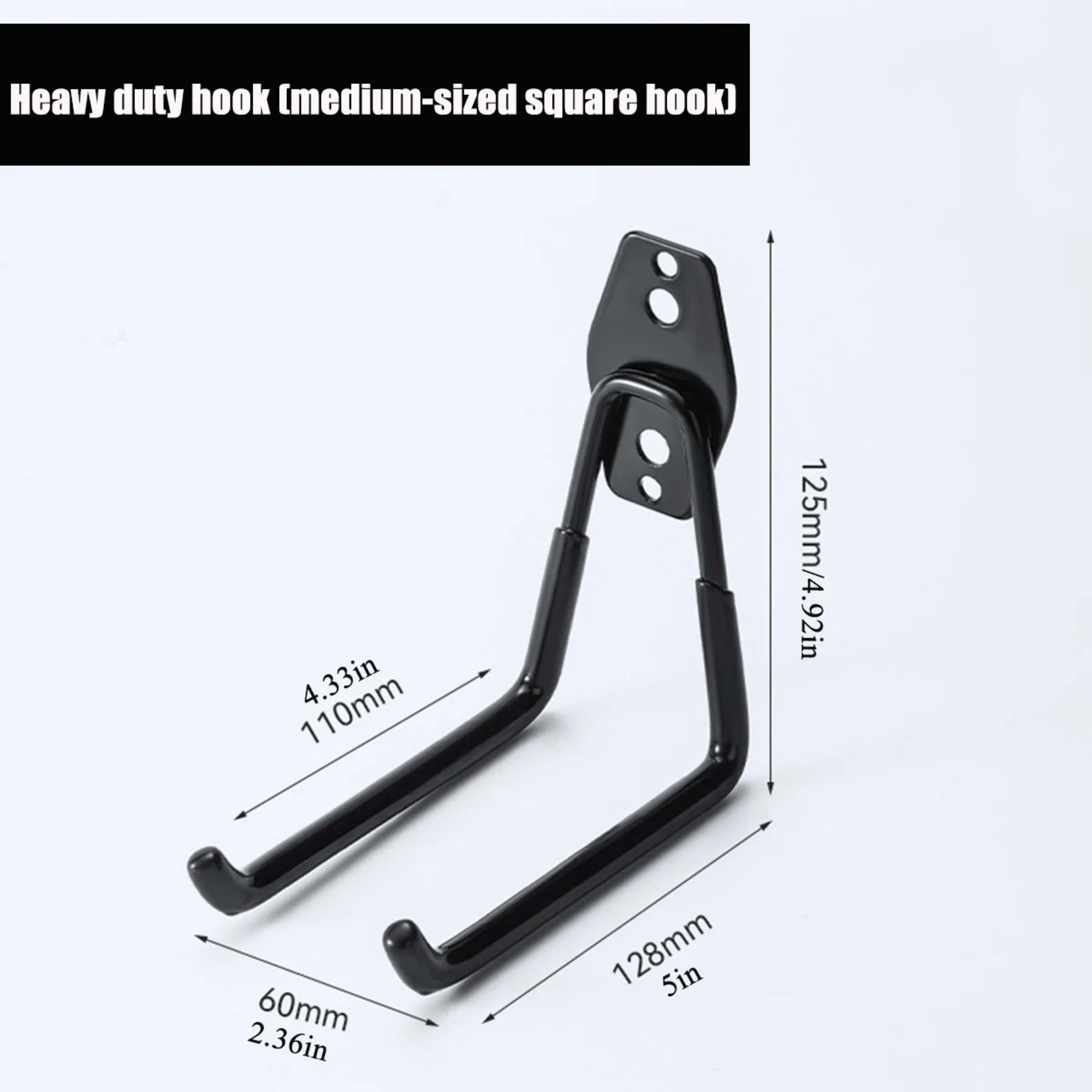 Garage Storage Utility Hooks,Garage Garden Tool Organizer,Hanging Utility Wall Mount Hooks,Heavy Duty Tool Storage Organ 10