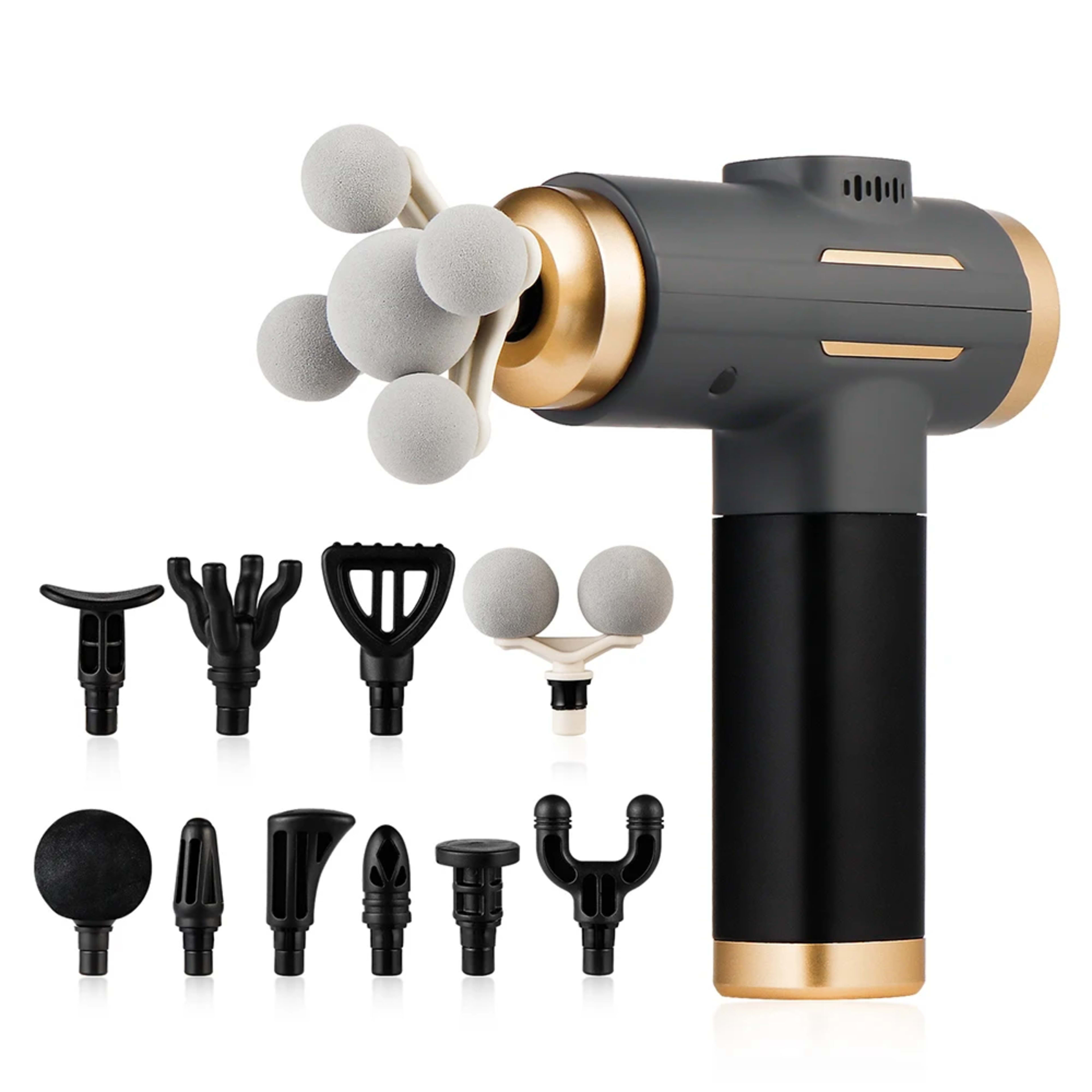11-IN-1 Electric Massage Gun 99 Level Powerful Fascia Gun High-Frequency Vibration Body Massage Gun Arms Leg Muscle masa