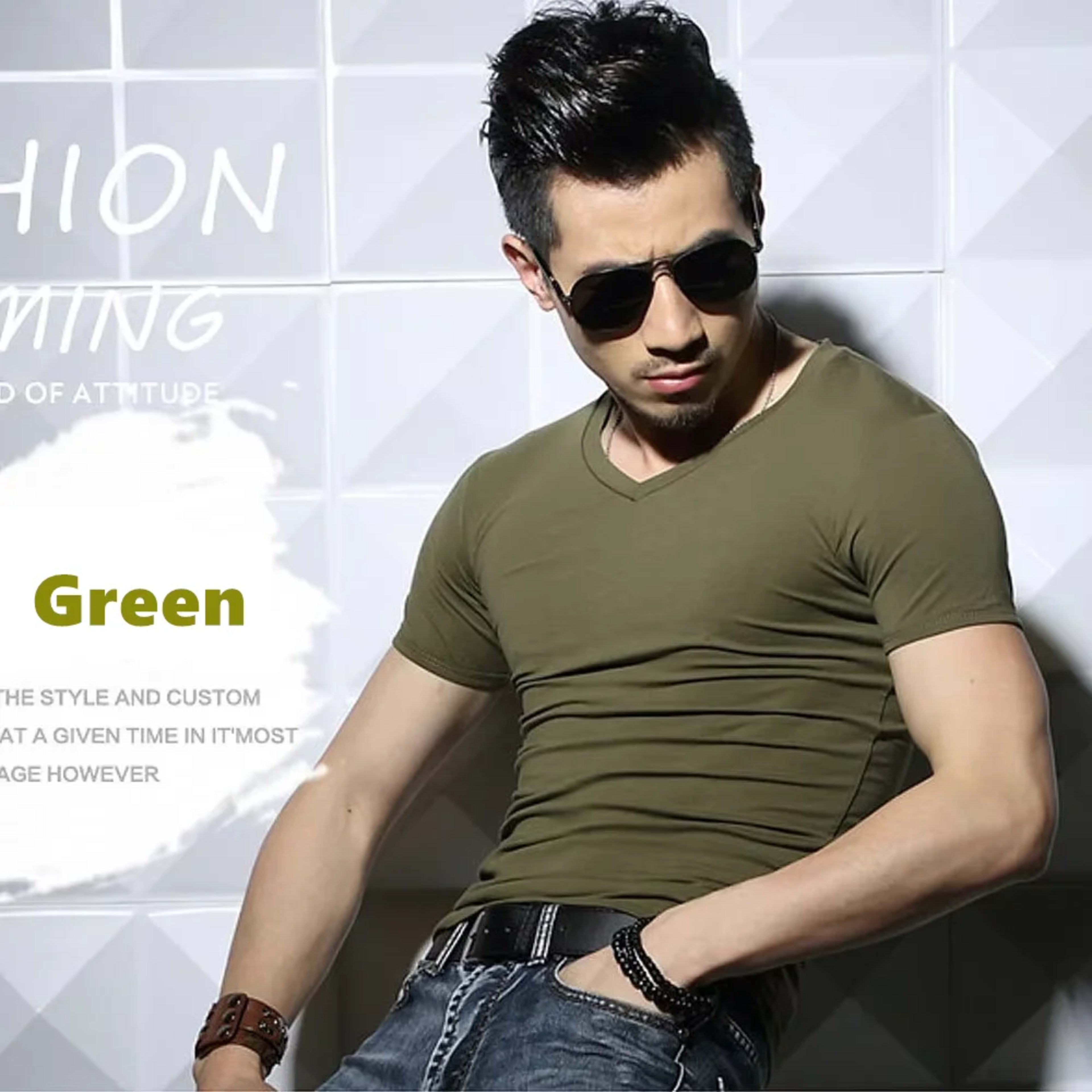 Men's T Shirt Short Sleeve Men T-Shirt O-Neck Slim Solid Color Half Sleeved Man Tops Tee Shirt 2026 MRMT Men T Shirt Clo 11