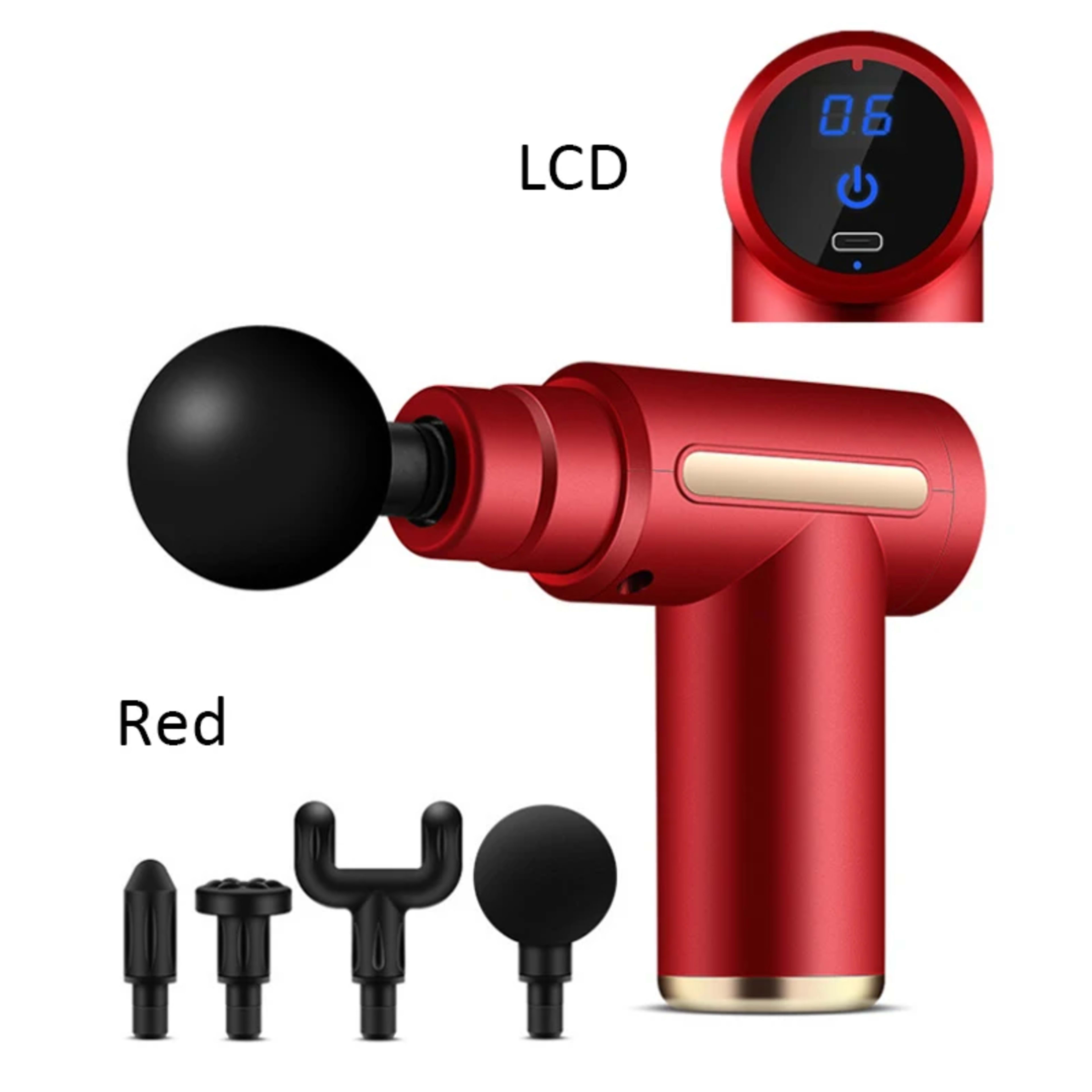 Massage Gun Deep Tissue Percussion Muscle Massager Fascial Gun For Pain Relief Body Neck Vibrator Fitness перкуссионный  9