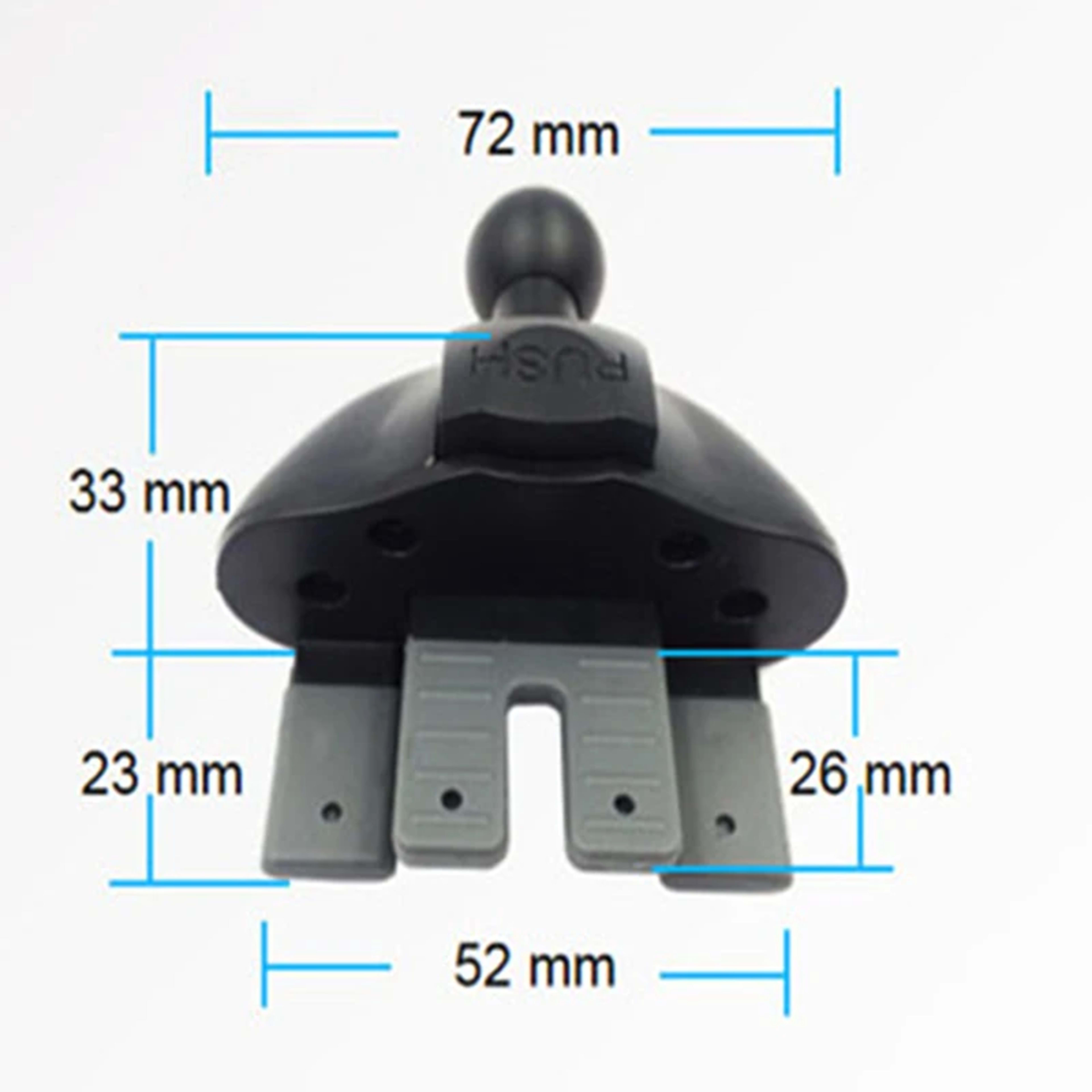 Car CD Slot Mobile Phone Holder Accessories 17mm Ball Head Base for Car CD Slot Mount for iPhone Samsung Xiaomi GPS Brac