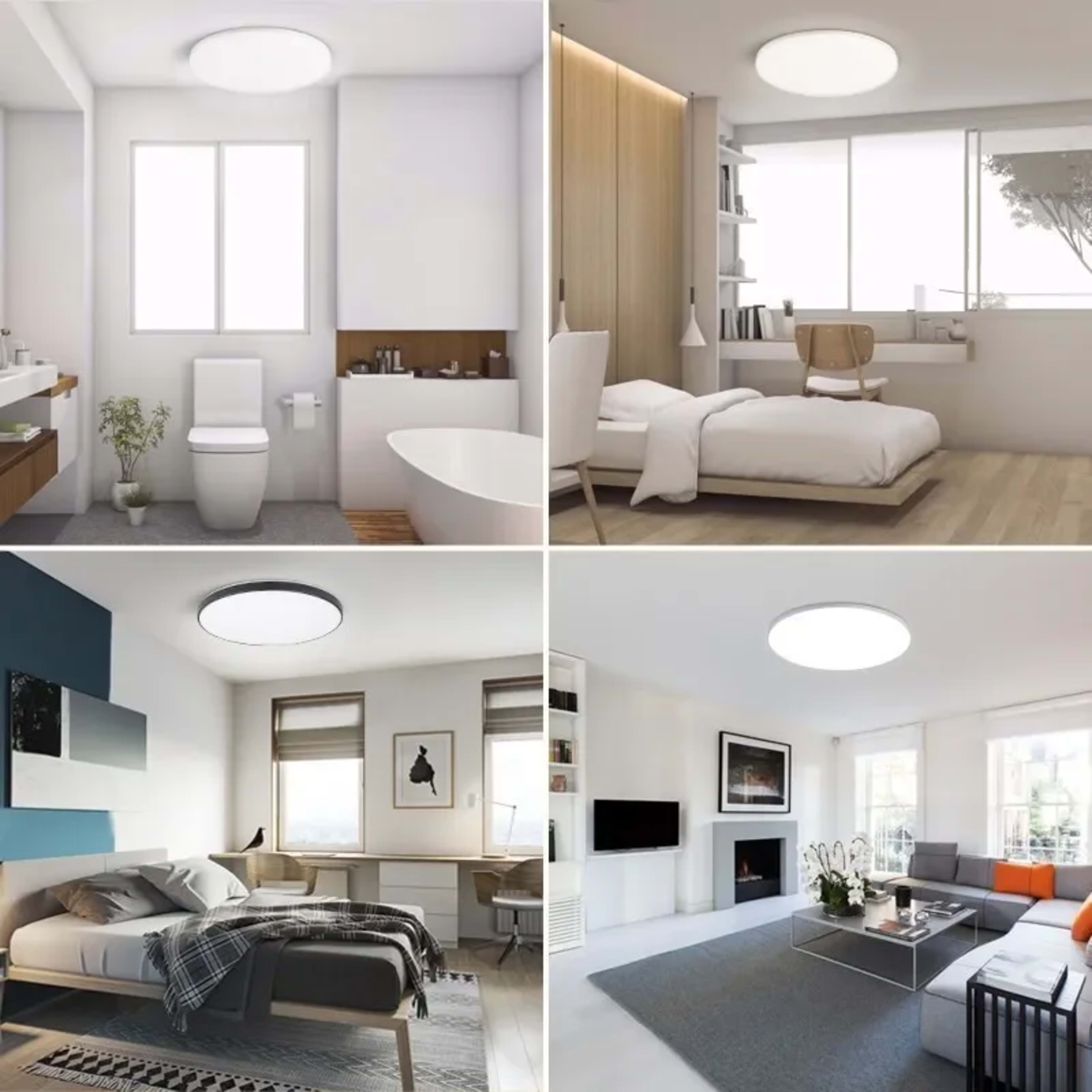 Modern Led Ceiling Light Fixture Ceiling Lamp 30W 18W IP65 Waterproof Modest Ceiling Lamps For Bedroom Kitchen Living Ro 5