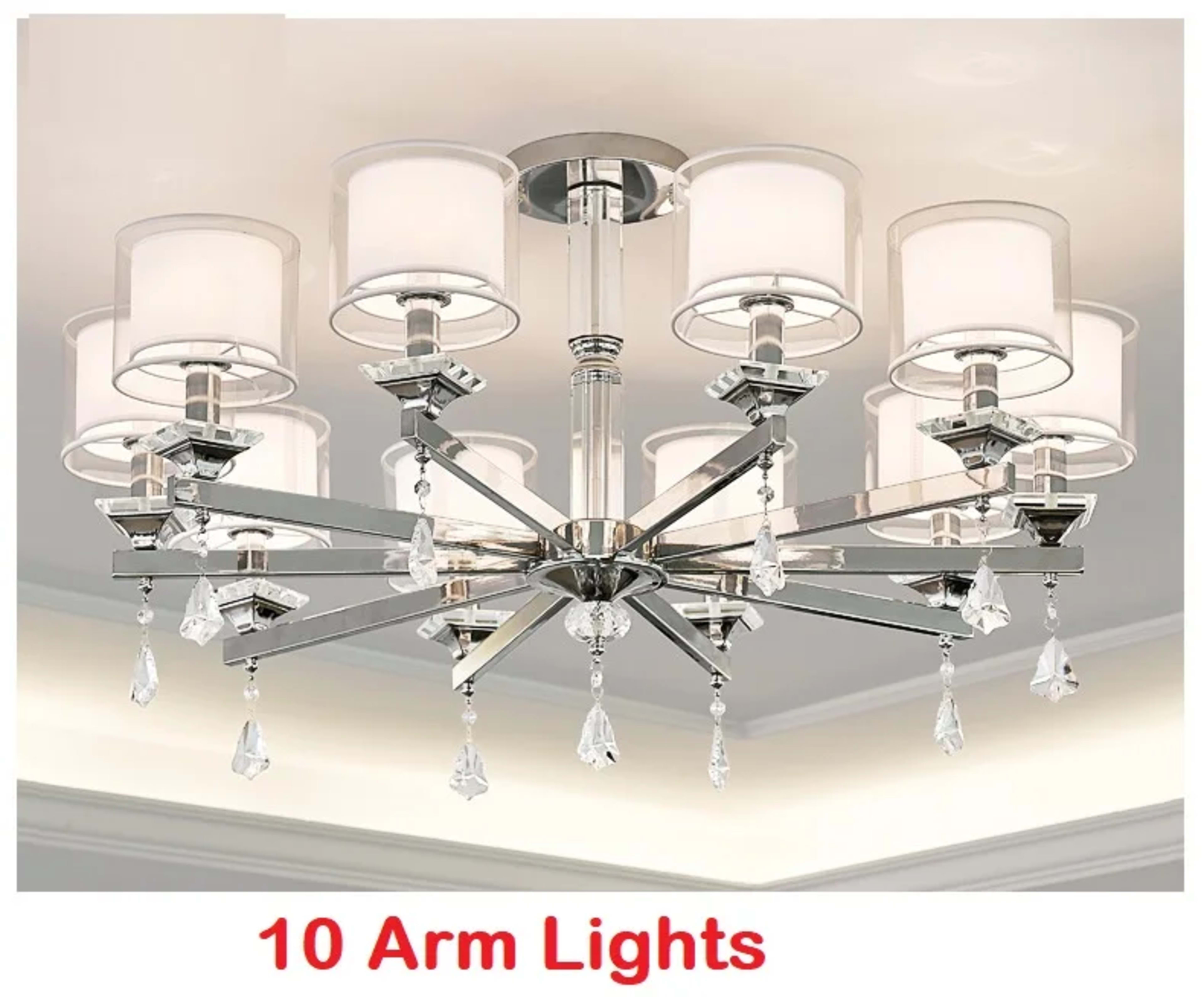 Led Pendant Lights Modern Luxury Crystal Chandelier Living Room Bedroom Ceiling Lamp Dining Table Light Home Decoration