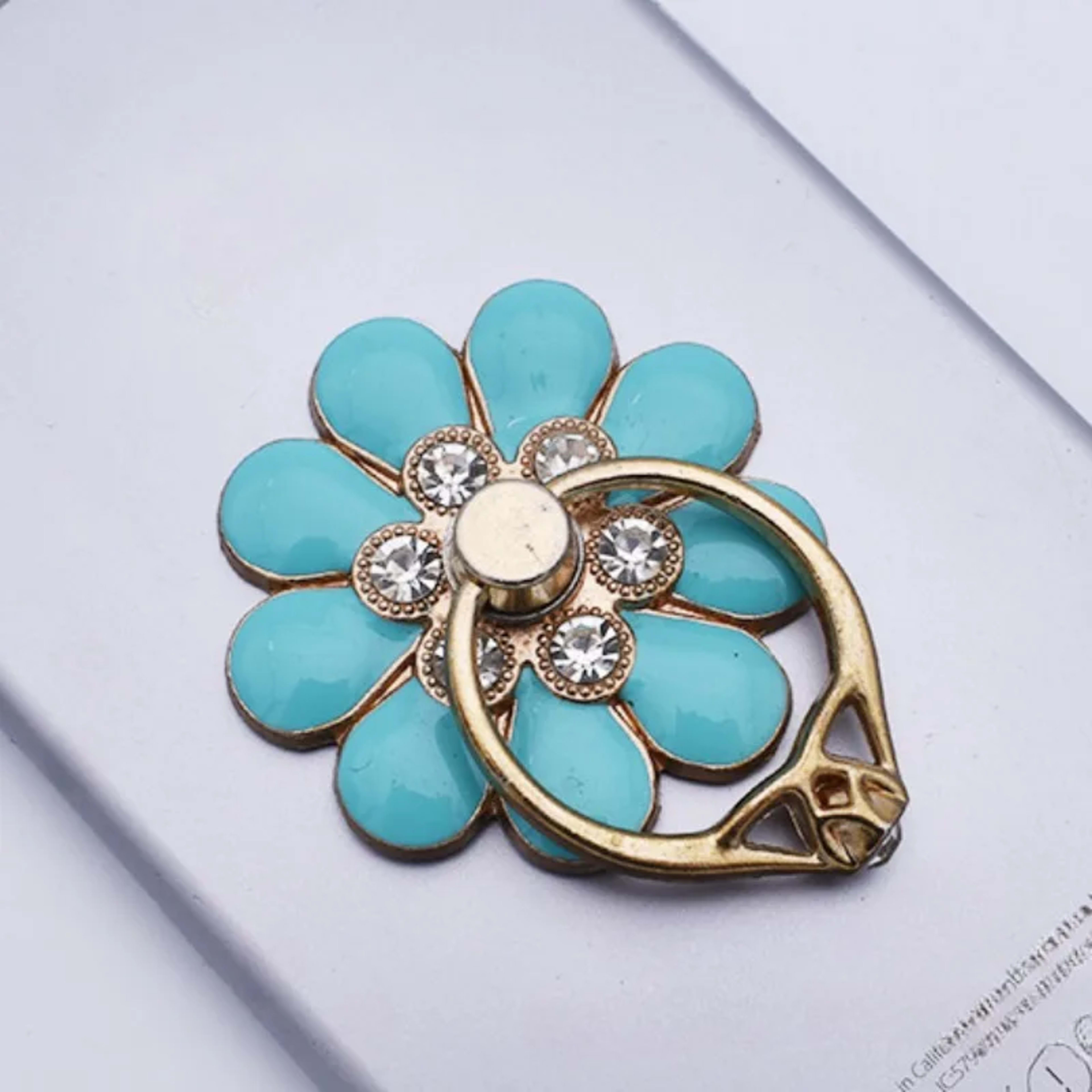 Mobile Phone Case Accessories Alloy Flower Phone Holder Creative Metal Ring Buckle Mobile Phone Decoration DIY Back Stic 8