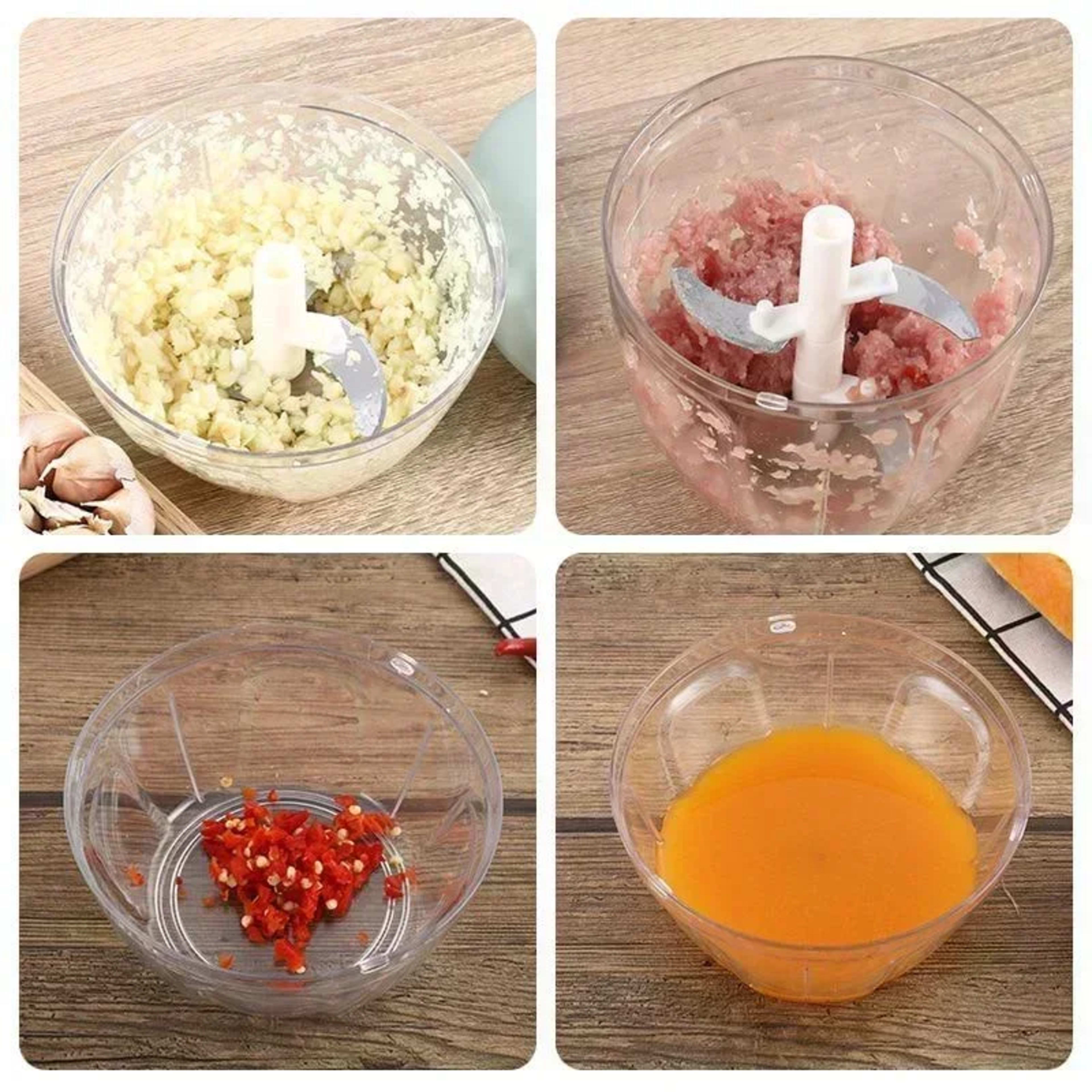 Kitchen Householde Manual Garlic Press Multi-function Grinding Chopper Food Vegetables Cutter Meat Kitchen Gadgets Mashe 5