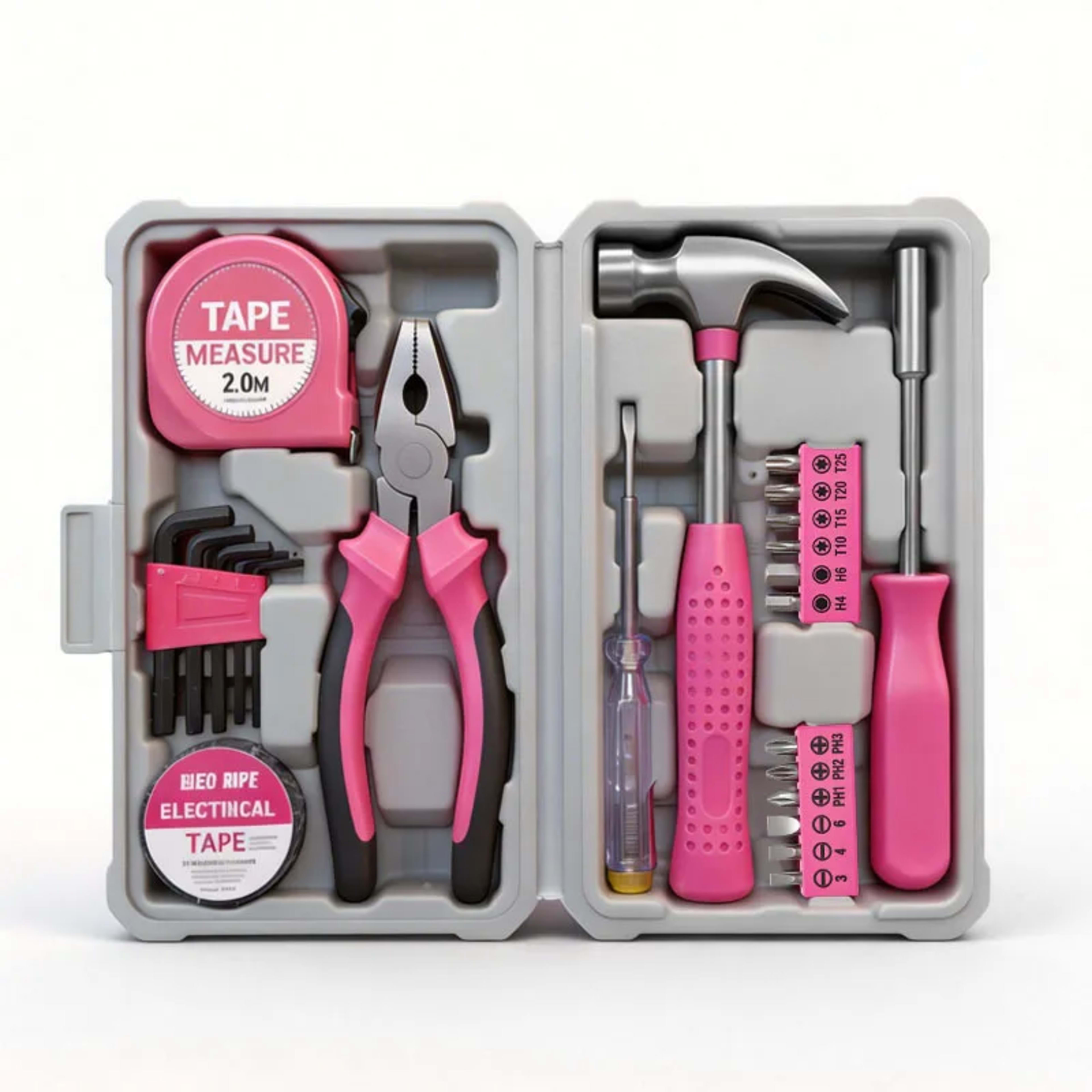 Daily Household Tool Set, Pliers, Hammer, Screwdriver, Toolbox, Home Repair Kit