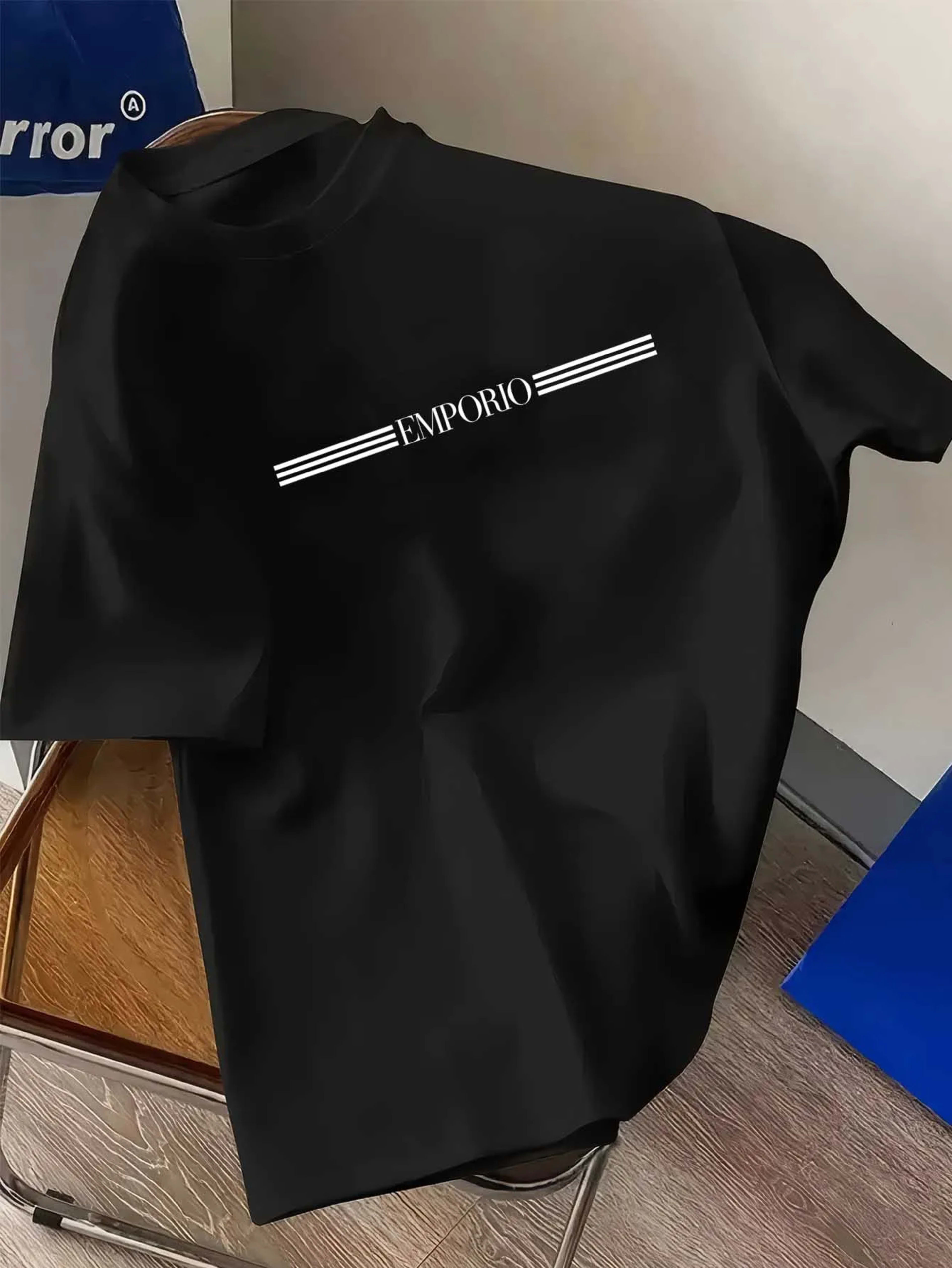 Men's T-shirt - Breathable and sweat-wicking short-sleeved round-neck casual and sportswear style shirt suitable for all 1