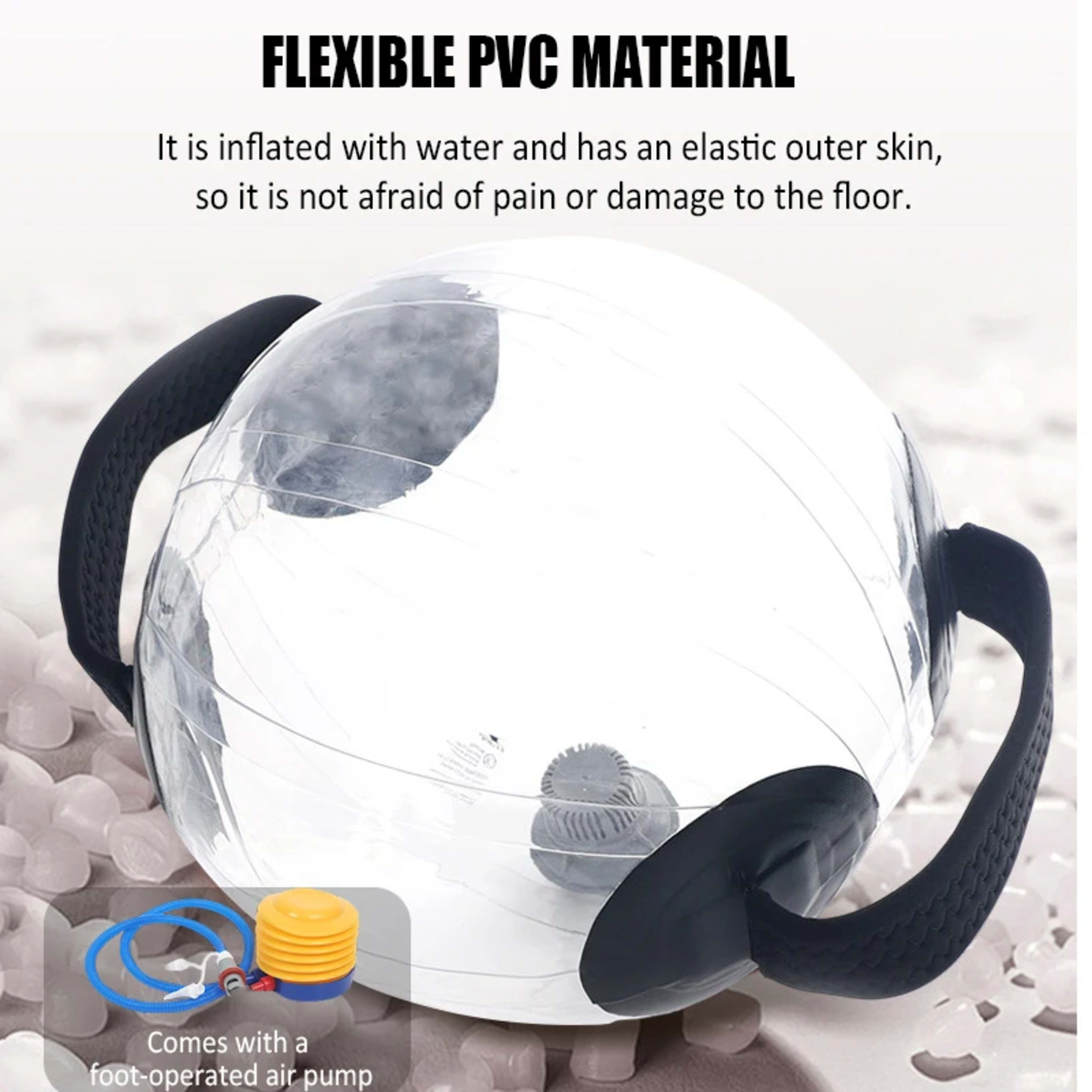 Water Filled Exercise Ball Fitness Aqua Ball Weightlifting Hydration Bag Kettle Dumbbells Home Gym Equipment Strength Tr 6