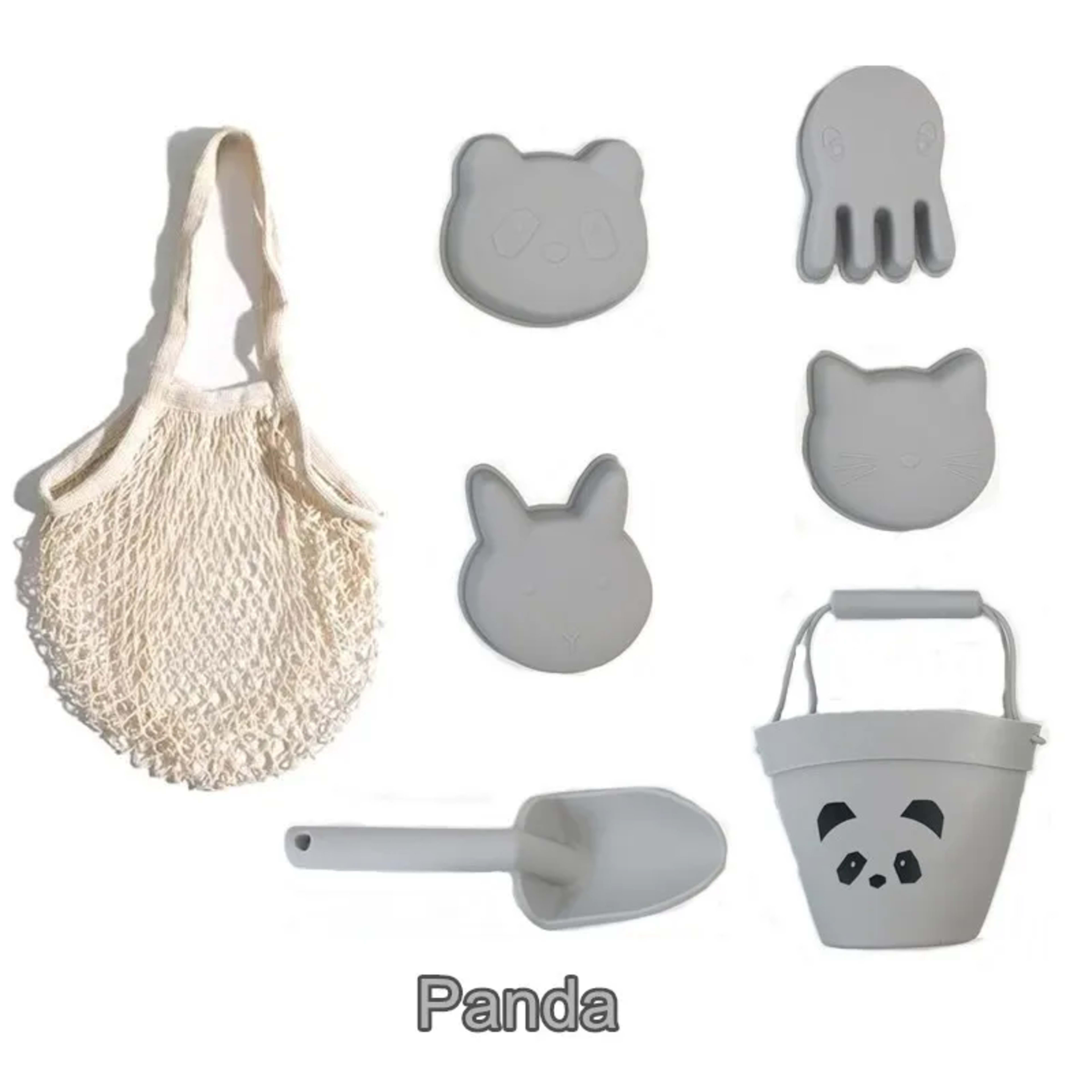 Kids Silicone Beach Toys for Kids Baby Sandbox Beach Toy Set with Bucket Shovel Other Accessories Water Game Play Outdoo 8