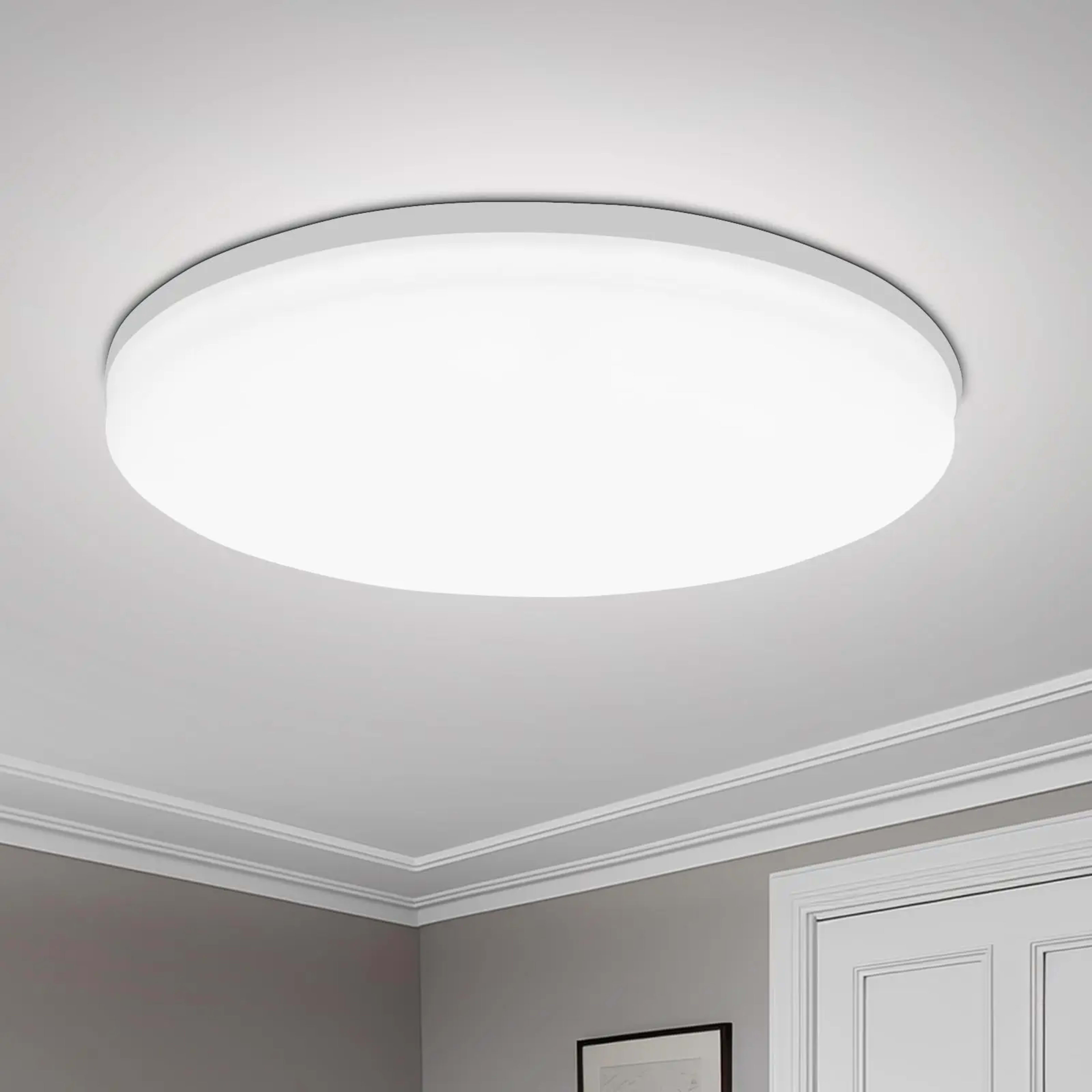 Round LED Ceiling Light Modern Home Decorative Ceiling Lighting Fixture 18/24/36/48W Living Room Bedroom Indoor Kitchen