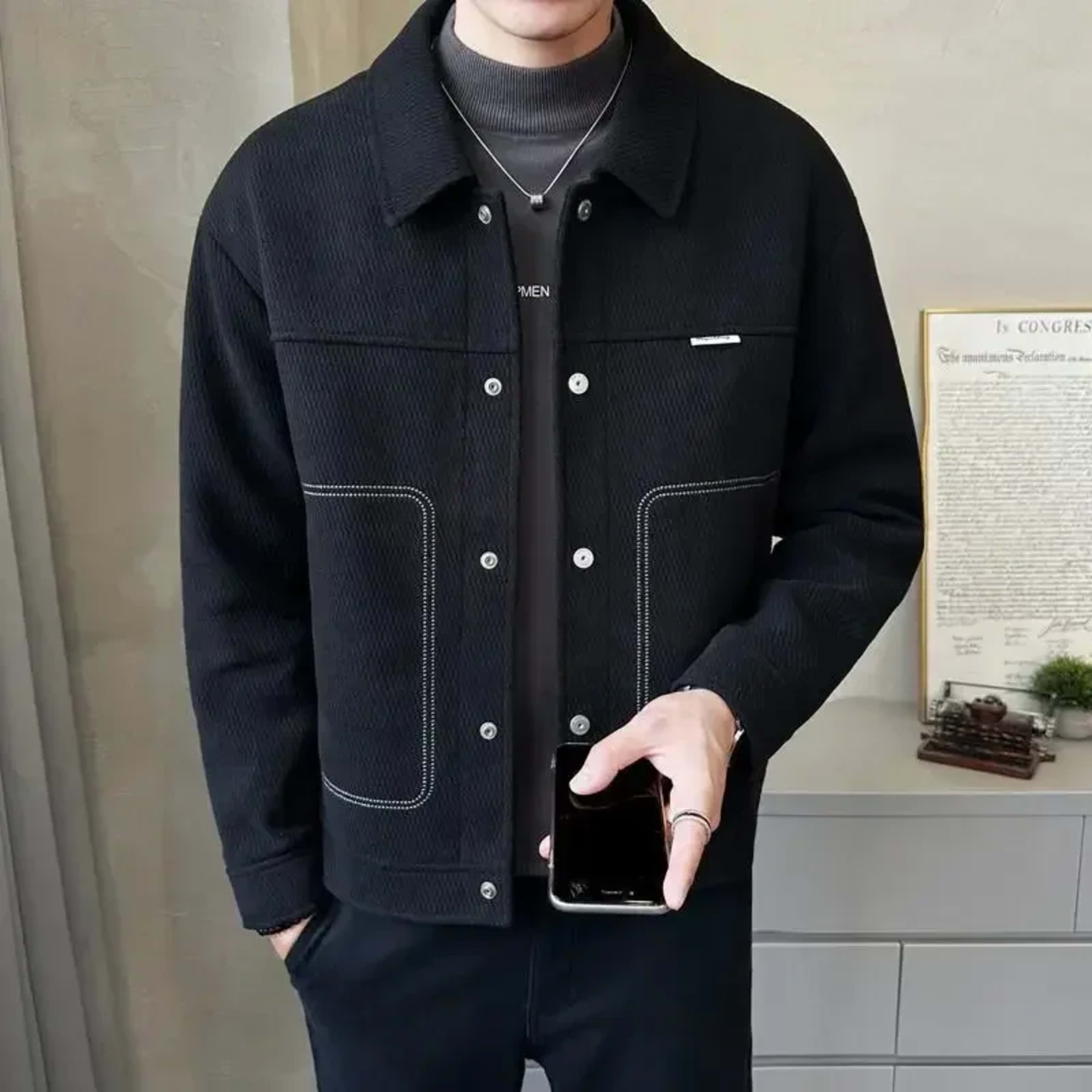 Jacket for Men High Quality Man Coat Stylish Spring Autumn Original Brands Cheap Sale Clothing Fashion 2025 Fast Delvery 4
