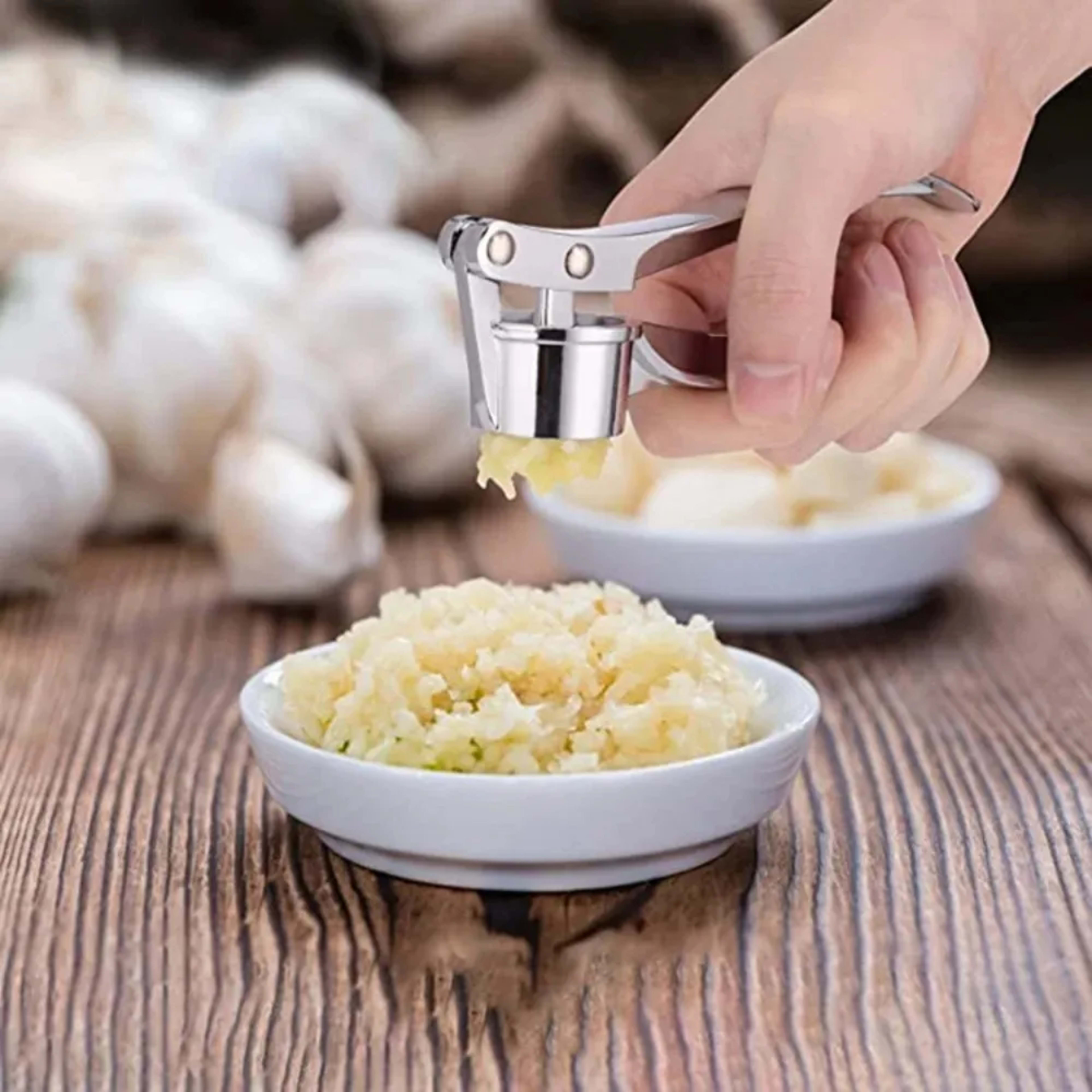 Kitchen Helper Gadgets Useful Professional Garlic Kosh High Quality Smooth Crushing Easy Clean Handle Vegetable Fruit Cr 2