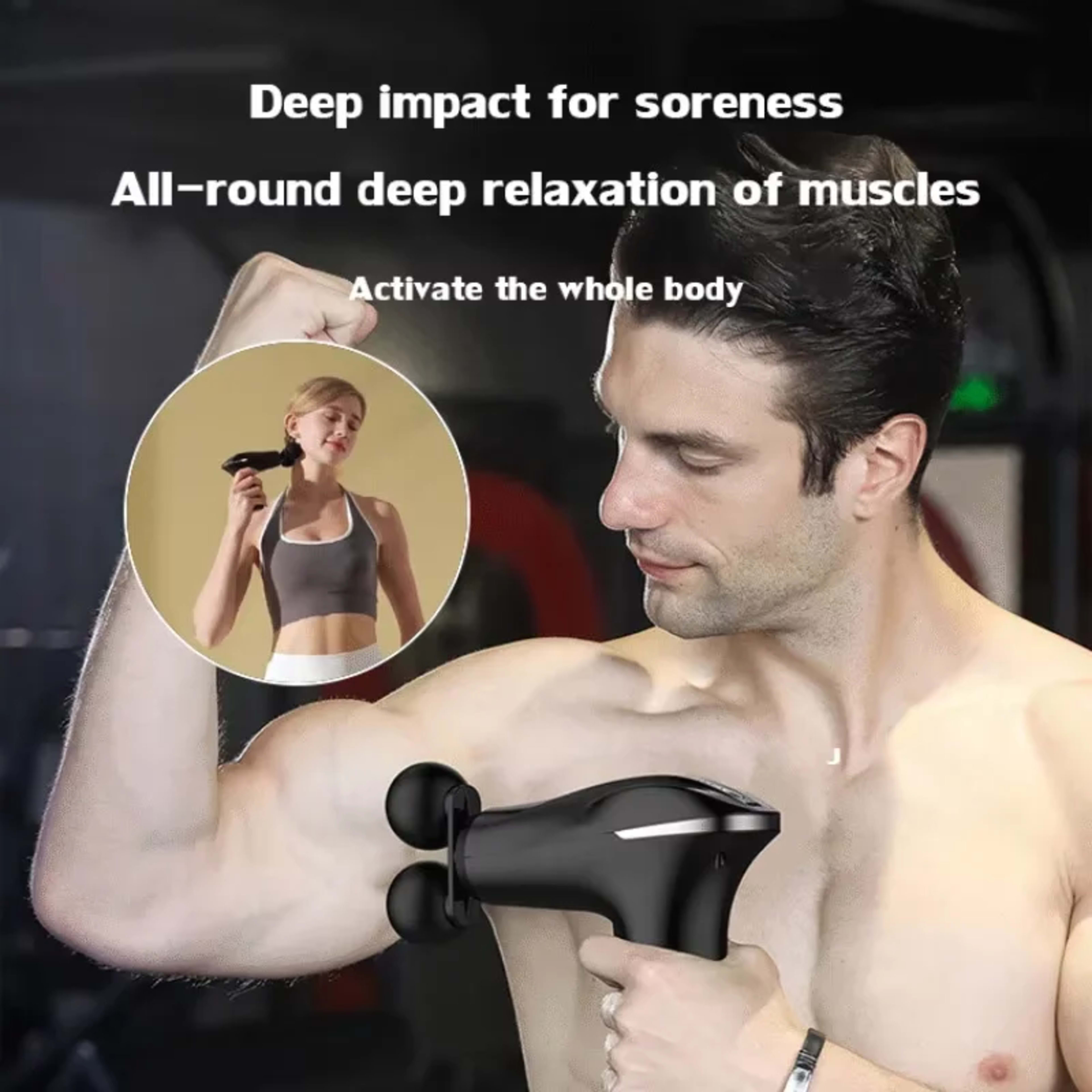 Mini massage gun, portable cordless gun, massage machine, deep tissue relaxation, body massage device, relieve fatigue 6