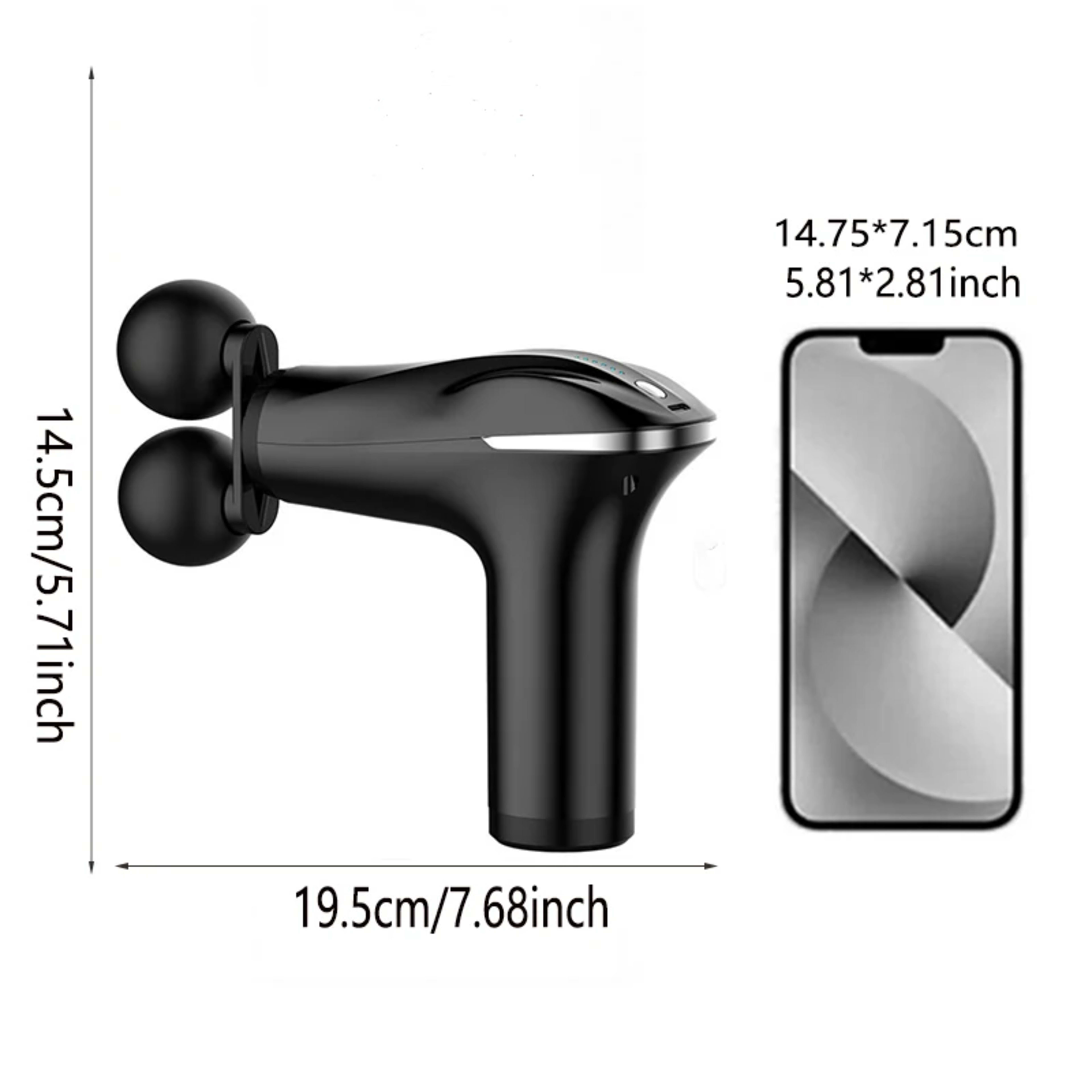 Mini massage gun, portable cordless gun, massage machine, deep tissue relaxation, body massage device, relieve fatigue 3