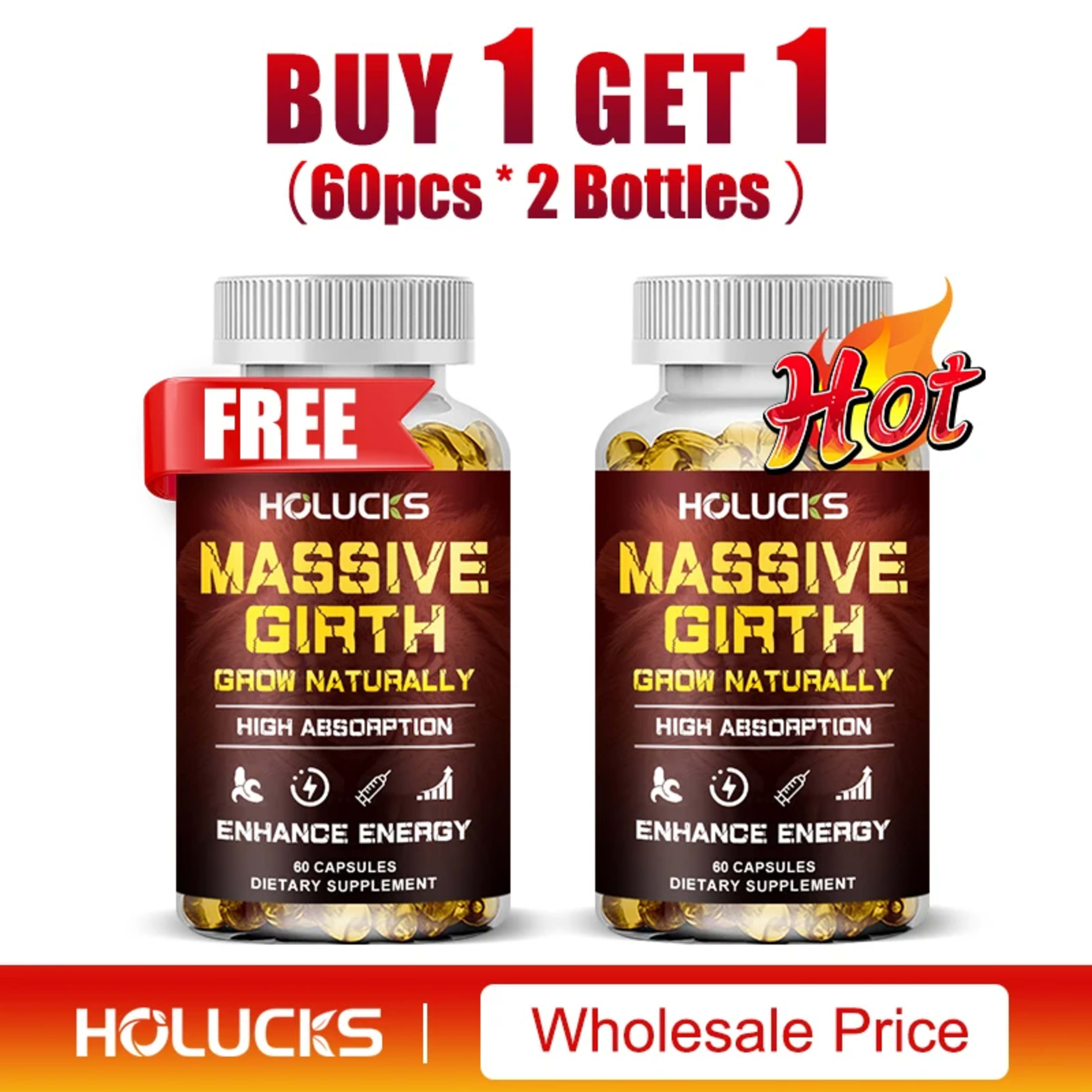 Men's Health Supplement Capsules, Enhances Performance & Energy, for Stamina, Muscle Strength Booster 10