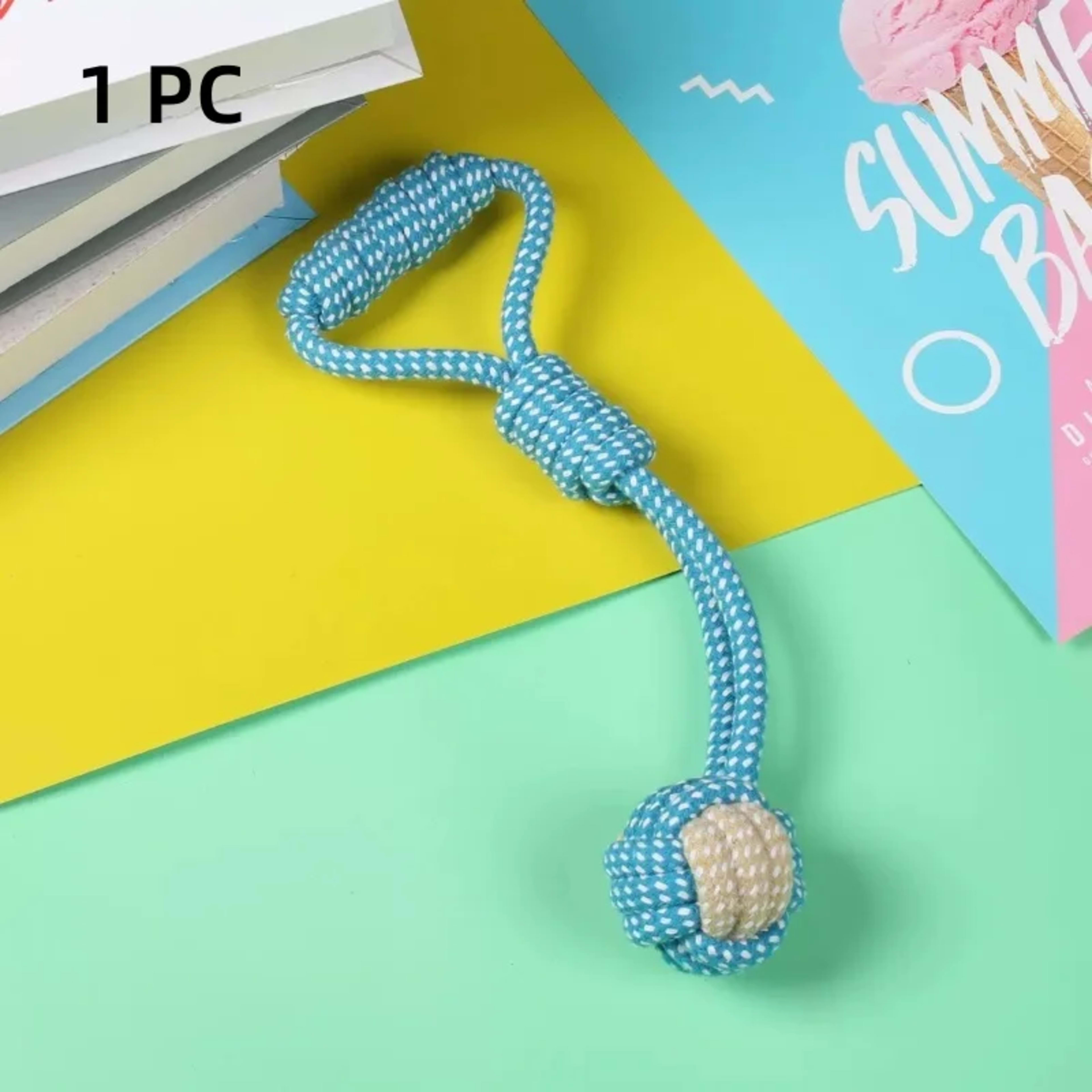 Pet Dog Toys for Large Small Dogs Toy Interactive Cotton Rope Mini Dog Toys Ball for Dogs Accessories Toothbrush Chew Pu