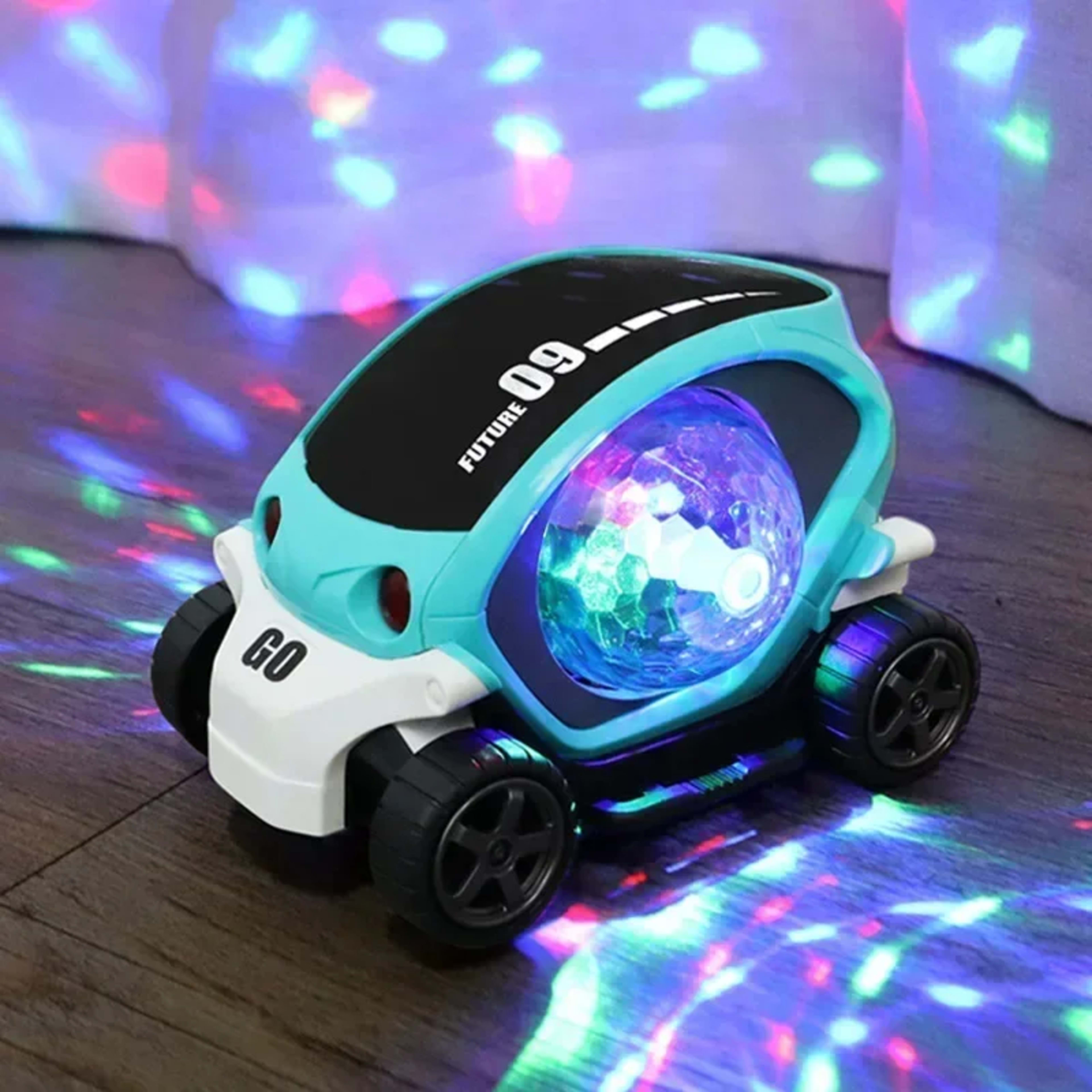 Baby Car Toys Toddler Crawling Sensory Toy Car Toys Electronic Car Tummy Time Gift for Kids 1 2 Year Old Boy Birthday Gi 2
