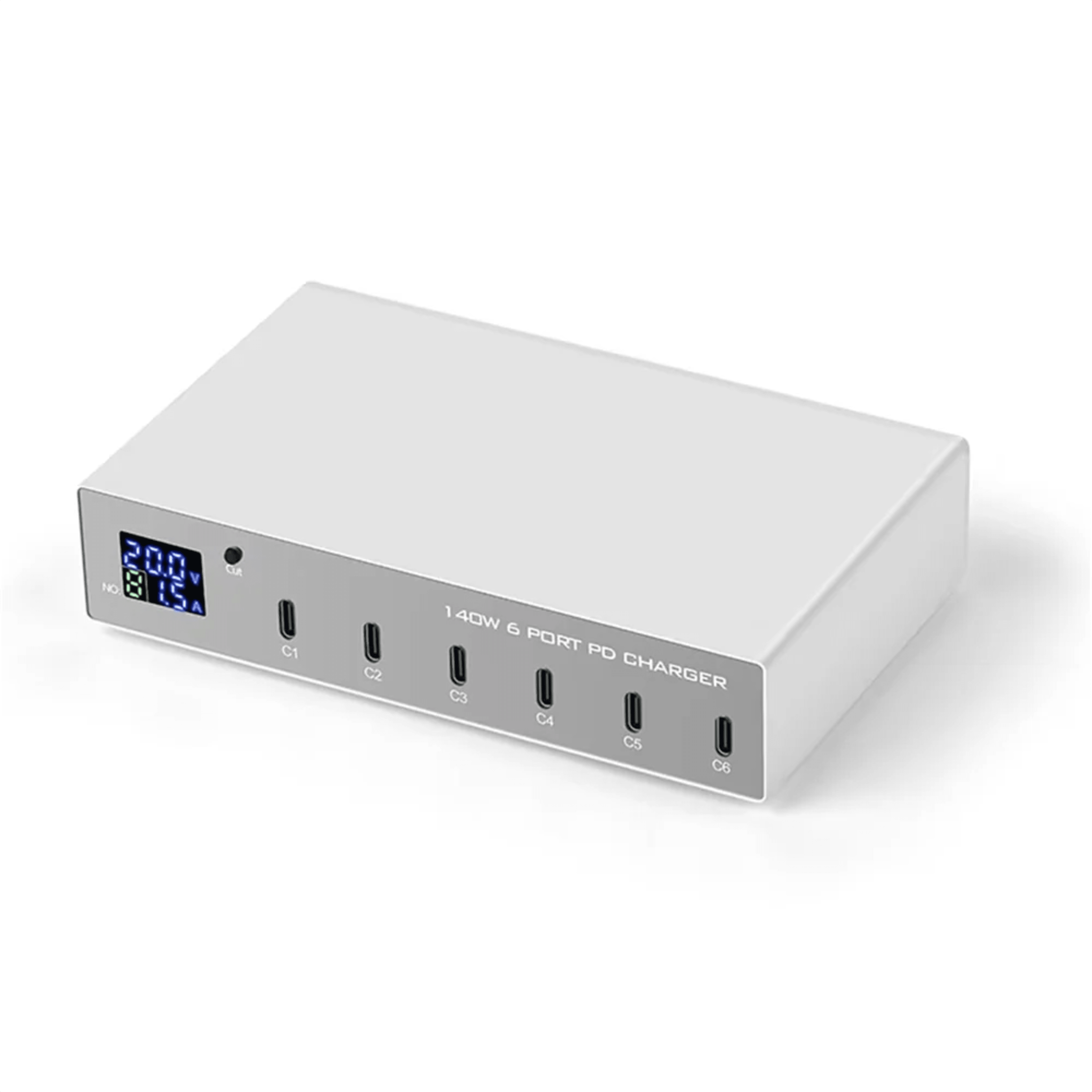 Phone Accessories 6 Port Phone Fast Charger USB Charger Adapter PD 30W Charger For Apple iPhone 14 13 12 Huawei Samsung  2