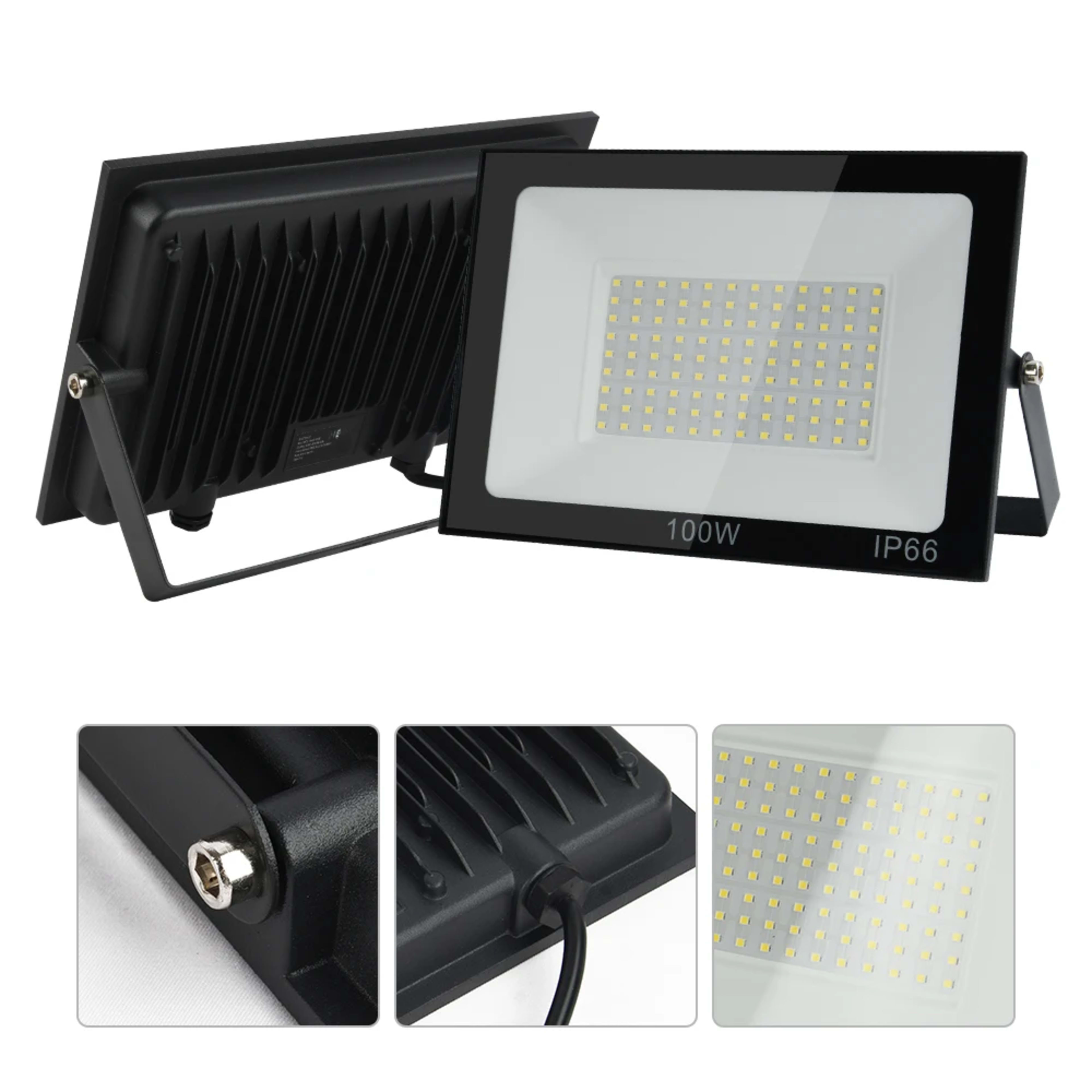 LED Flood Light 10W 20W 30W 50W 100W AC220V Reflector Outdoor Spotlight Street Light Led Exterior Wall Lamp For Garden 4