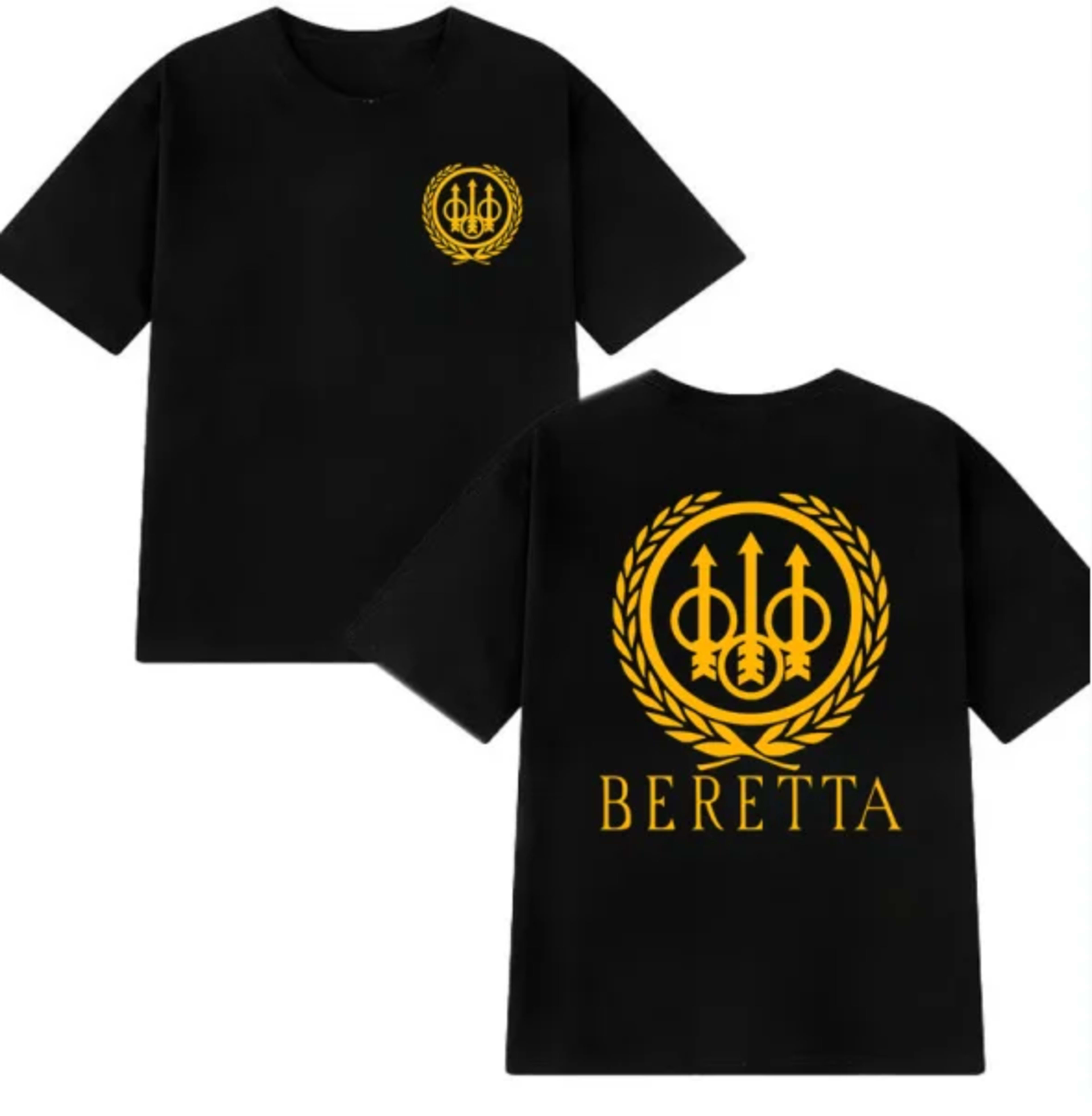 Men T Shirt Casual Berettas Guns Weaponry T-shirt Graphic Summer Sports Short Sleeves 100% Cotton Streetwear S-3XL Cool  9