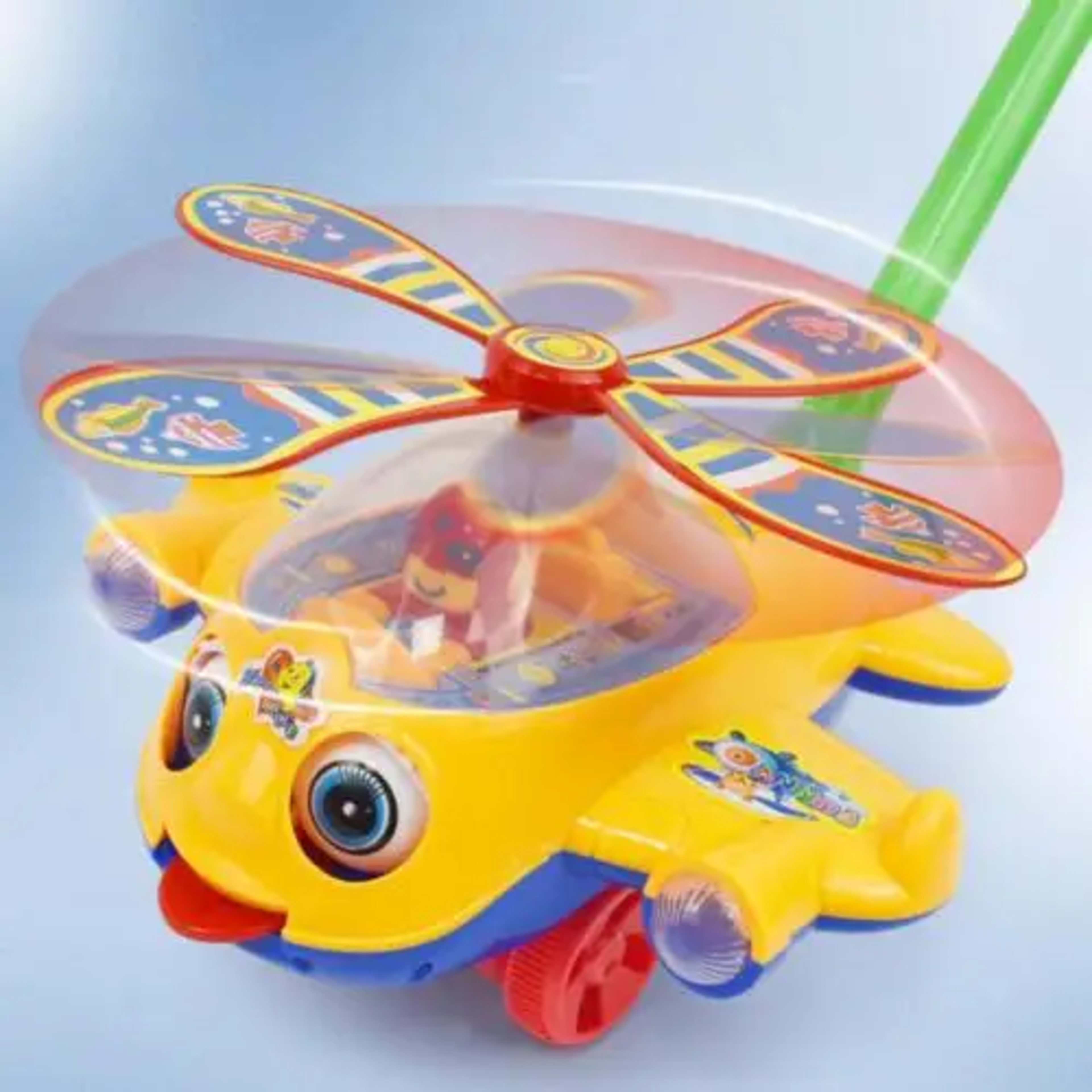 Baby Walker Toy Hand Push Toddler Toy Plane Car Toy Push Along Walking Toy for Kids Children Boys Girls Outdoor 9