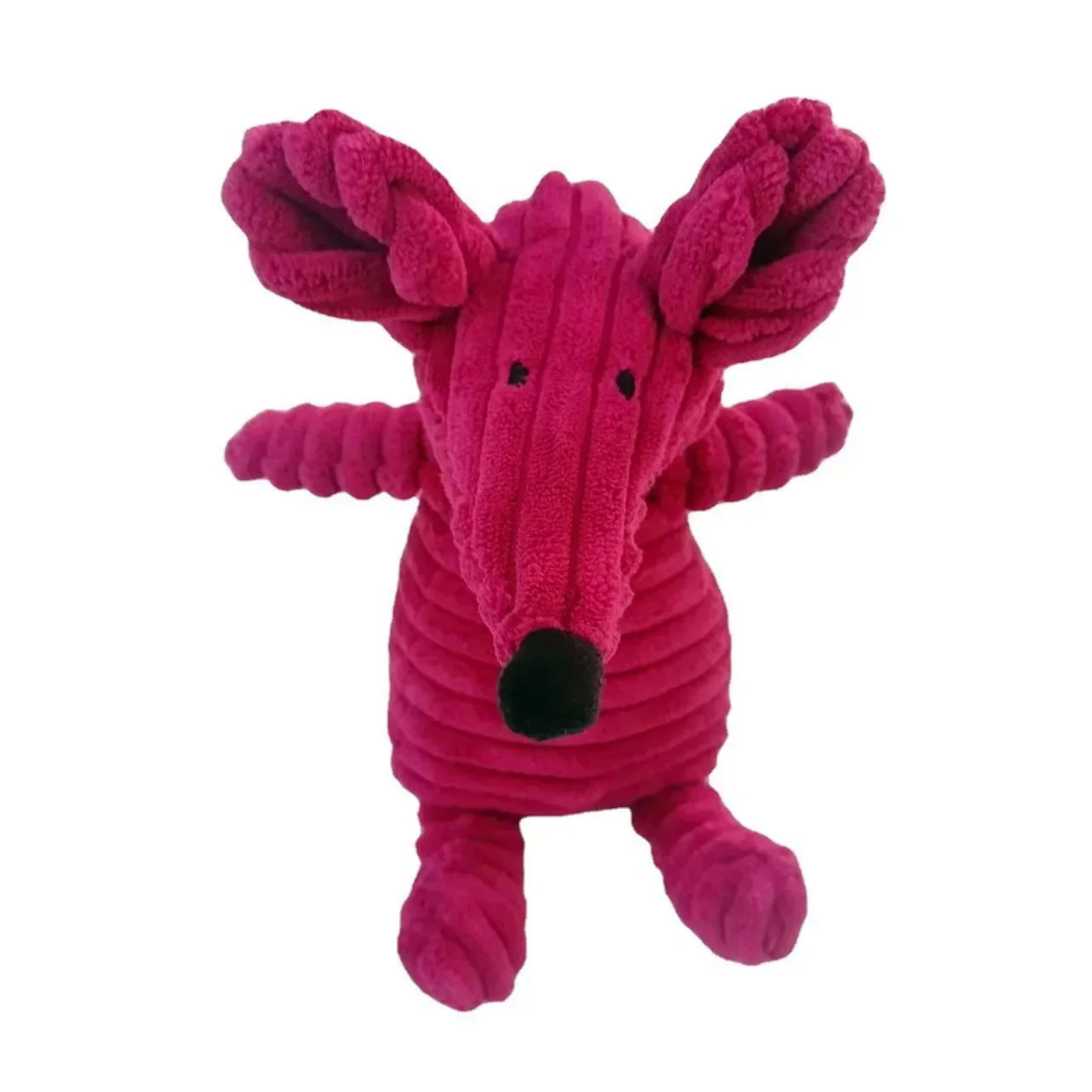 Plush Dog Toy Animals Shape Bite Resistant Squeaky Toys Corduroy Dog Toys for Small Large Dogs Puppy Pets Training Acces 5