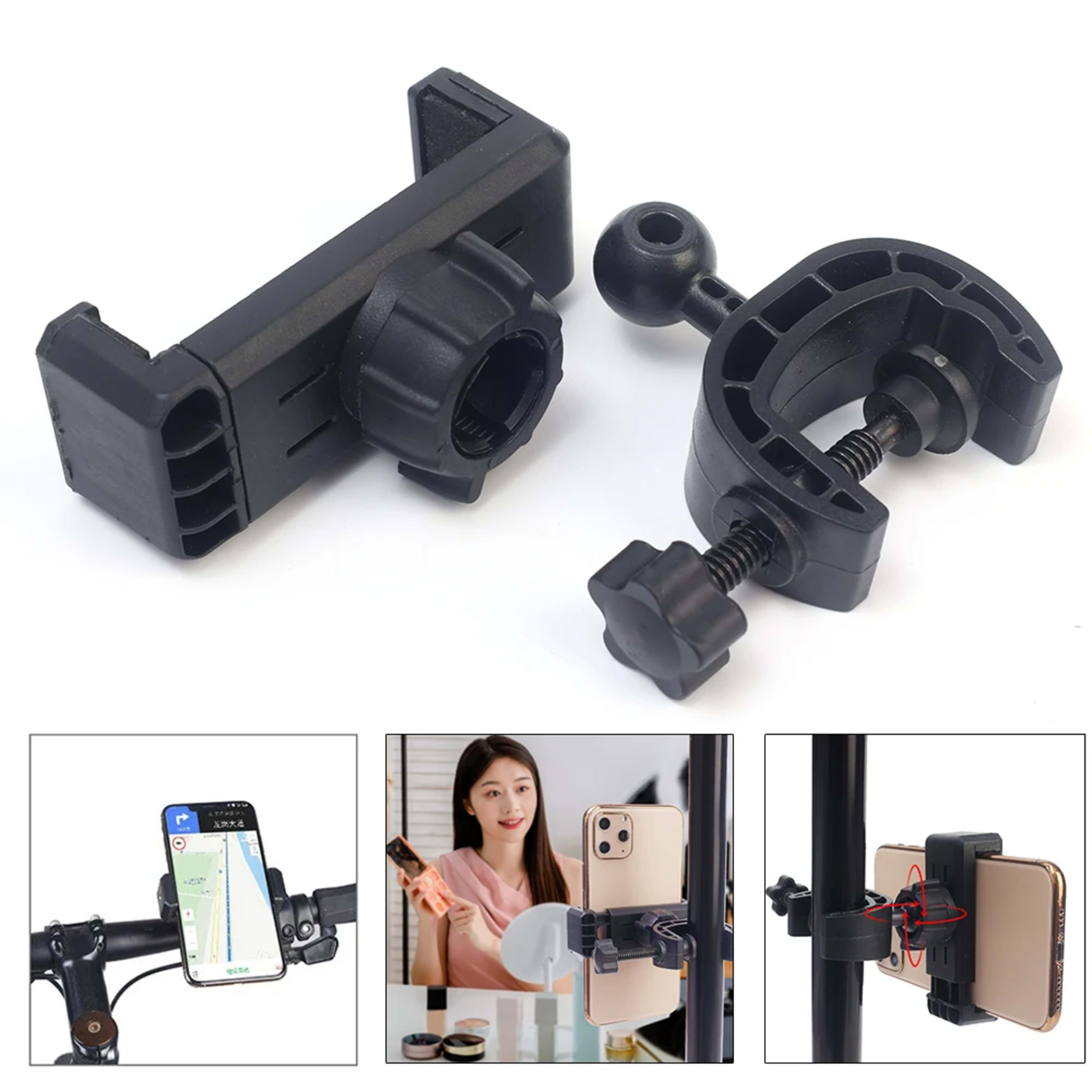 Live Multi-function Tripod Phone Bracket Universal Clip-on CellPhone Holder Webcast Fixed Clip Accessories for iPhone Sa 2