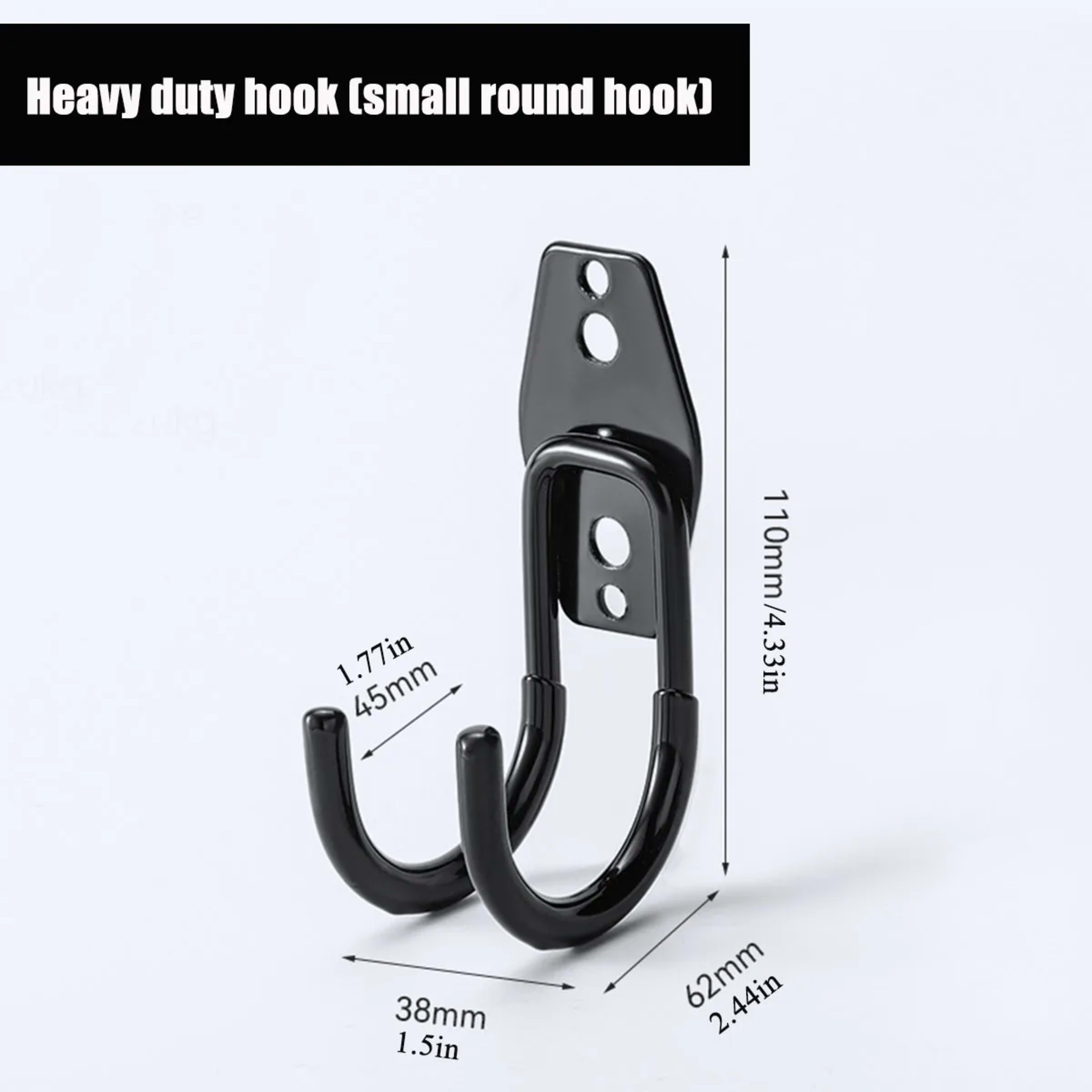 Garage Storage Utility Hooks,Garage Garden Tool Organizer,Hanging Utility Wall Mount Hooks,Heavy Duty Tool Storage Organ 12