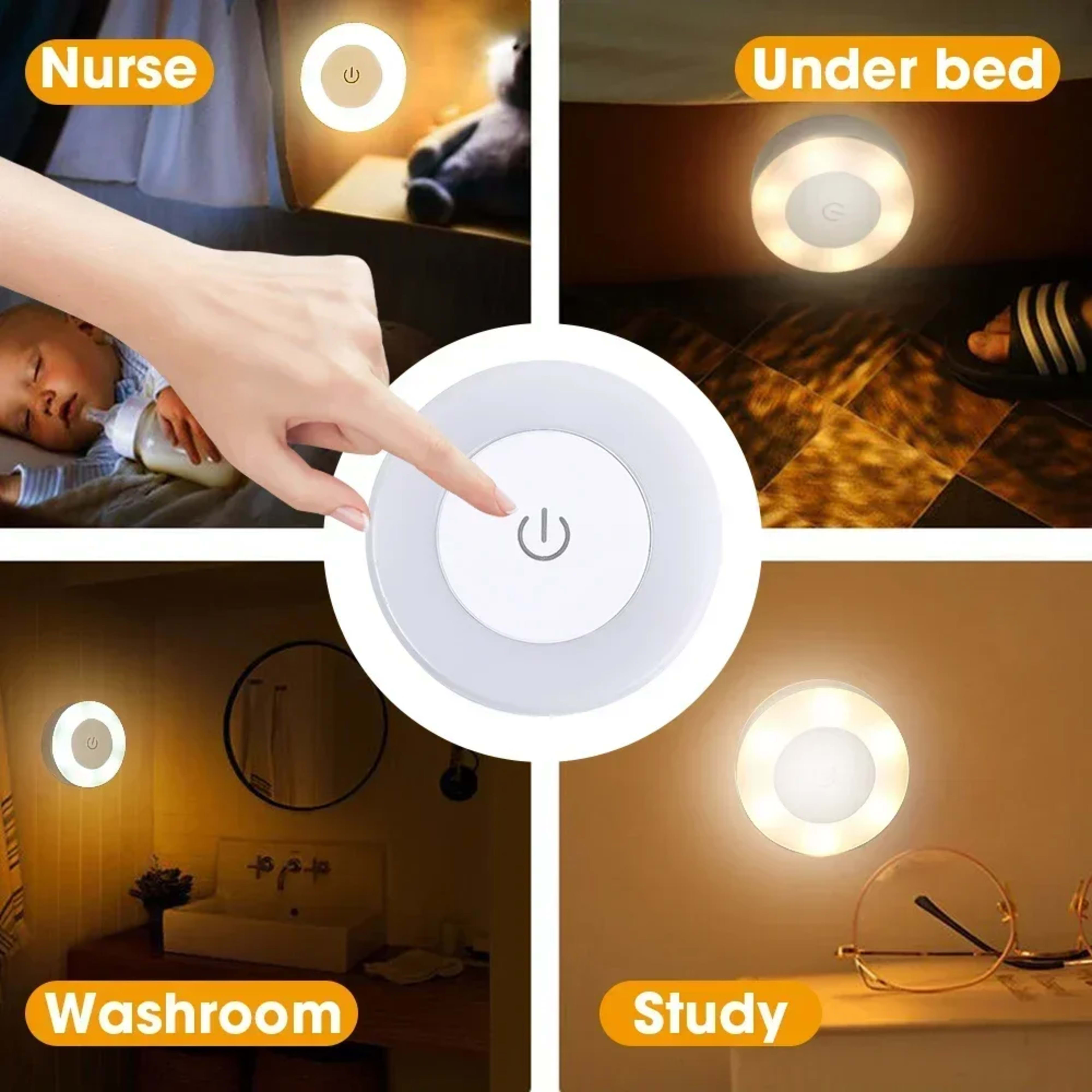 Led Light Portable USB Rechargeable Night Light for Living Room and Bedroom Lighting. Lamps Lamp Home Decorations Decor  6