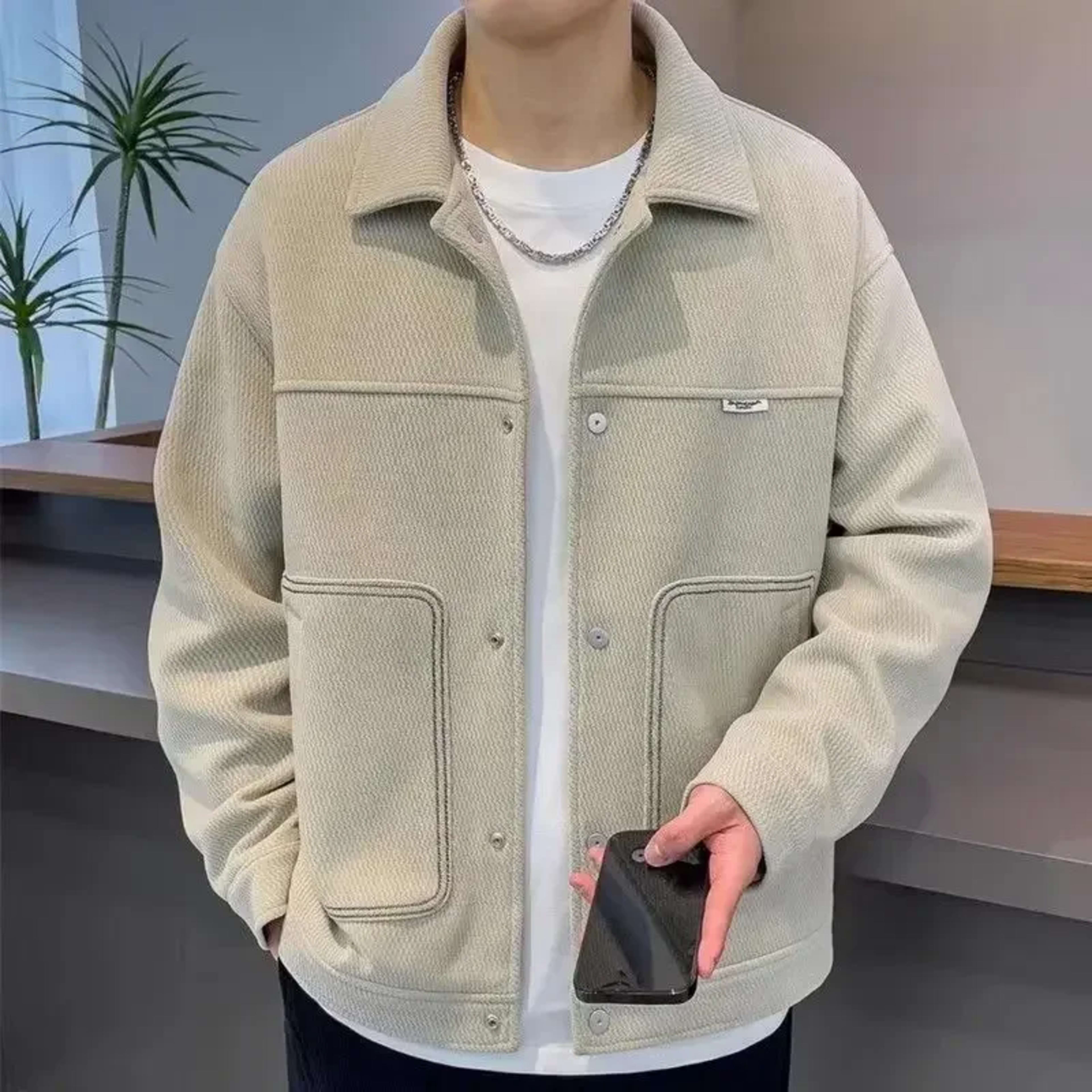 Jacket for Men High Quality Man Coat Stylish Spring Autumn Original Brands Cheap Sale Clothing Fashion 2025 Fast Delvery 1