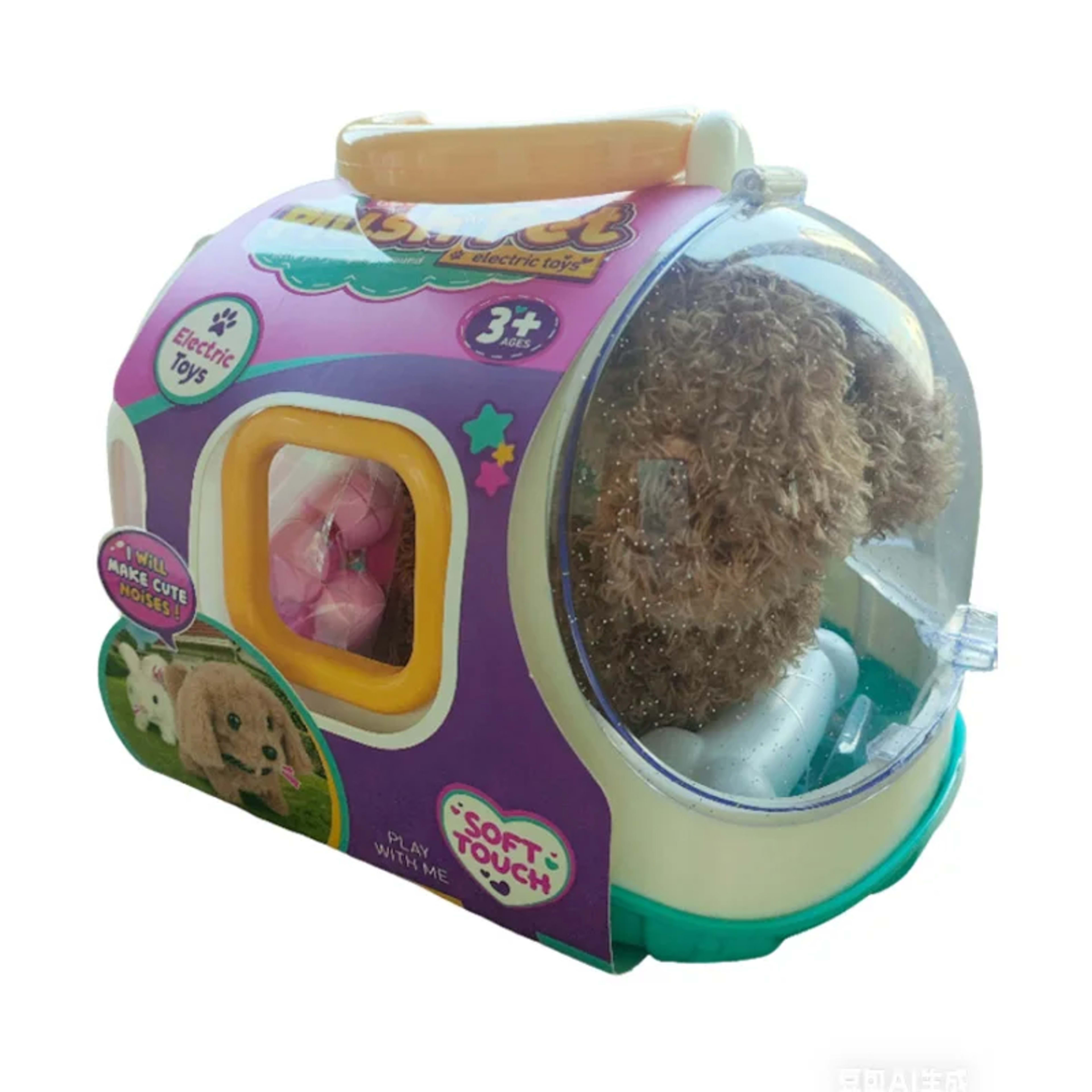 New Electronic Pet Dog Toy Walking Interactive Dog Plush Doll Toys Vibrating Automatic Moving Electric Puppy Gift For Ba 6