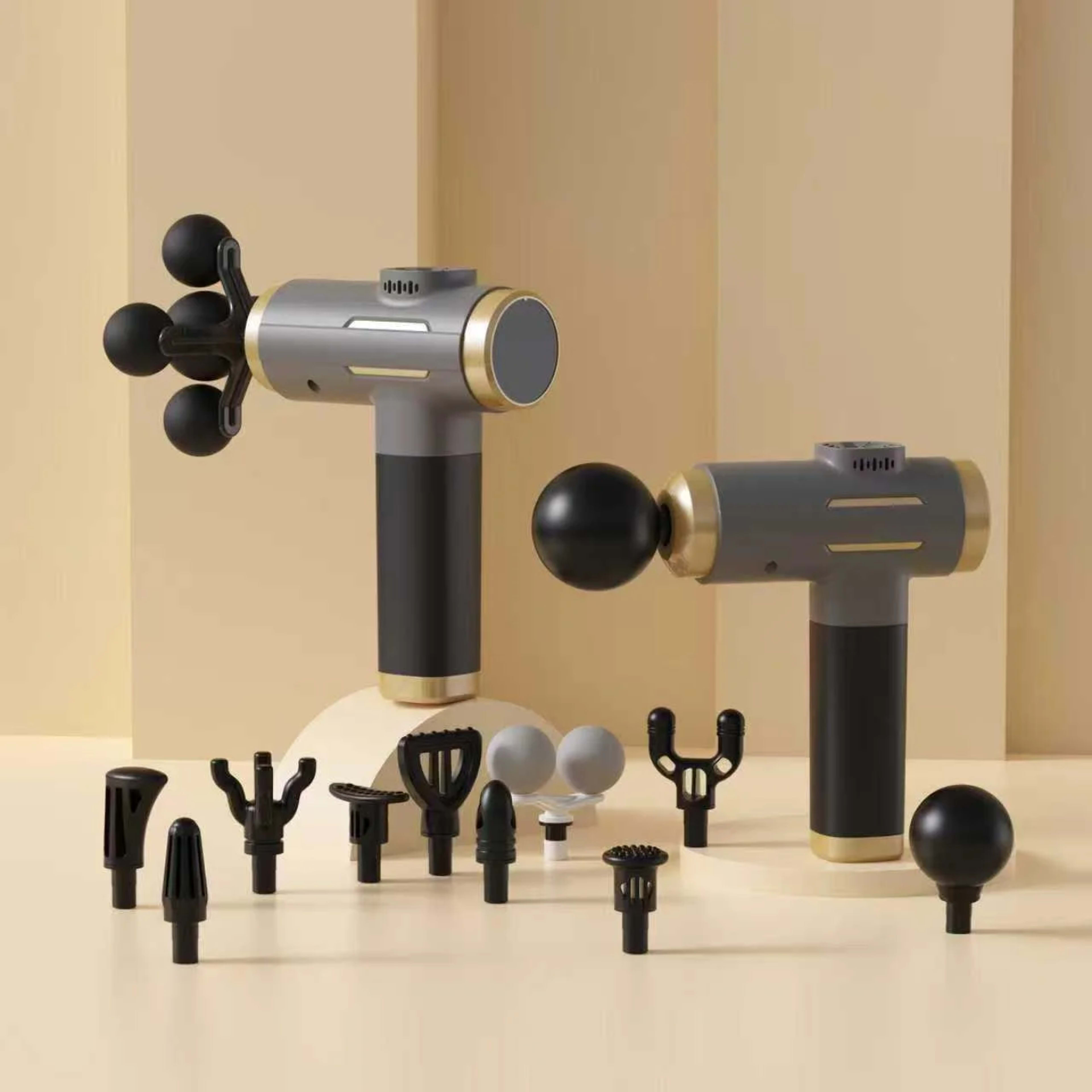 Fascia gun massager, professional grade massager, muscle relaxation and impact portable multi level massage gun