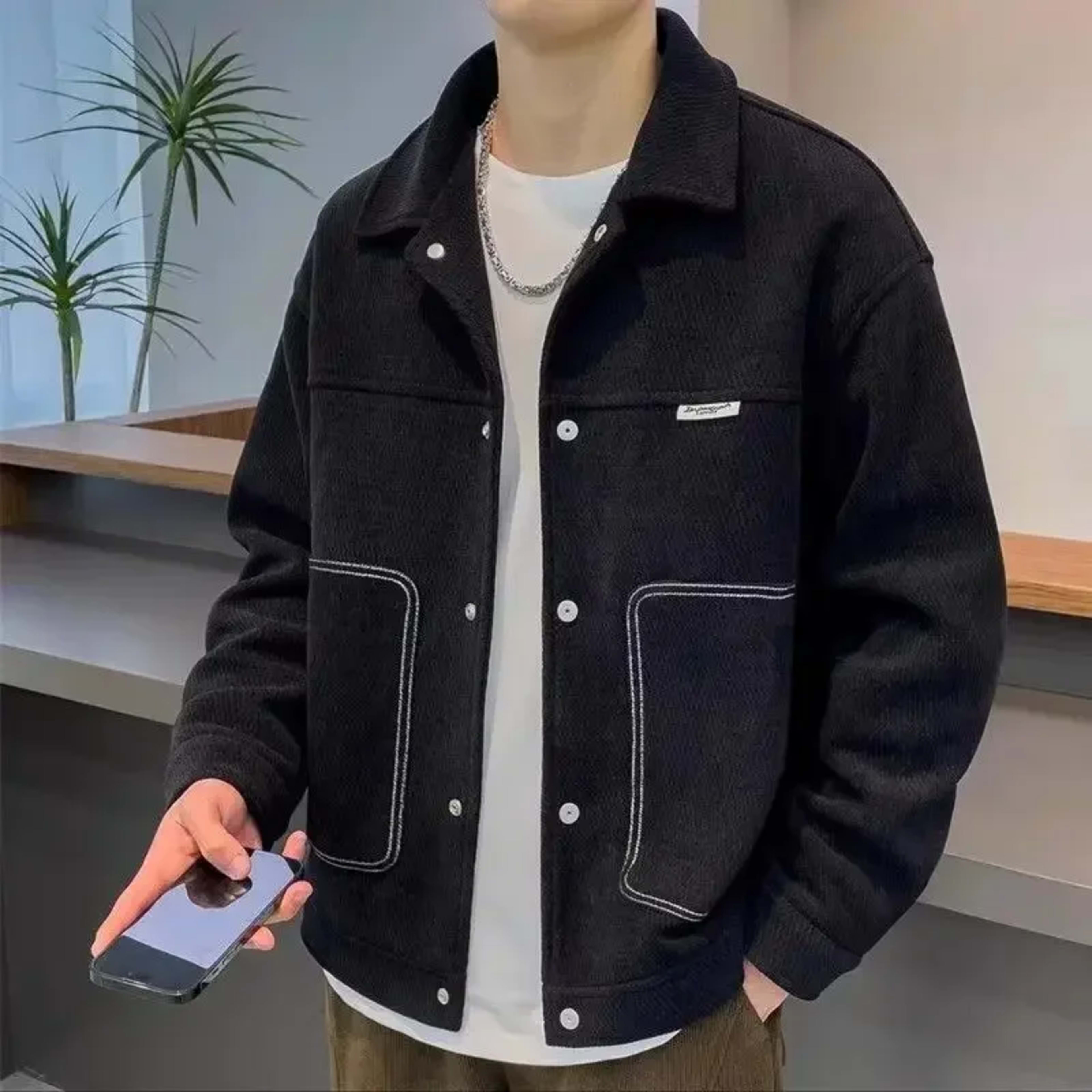 Jacket for Men High Quality Man Coat Stylish Spring Autumn Original Brands Cheap Sale Clothing Fashion 2025 Fast Delvery 2