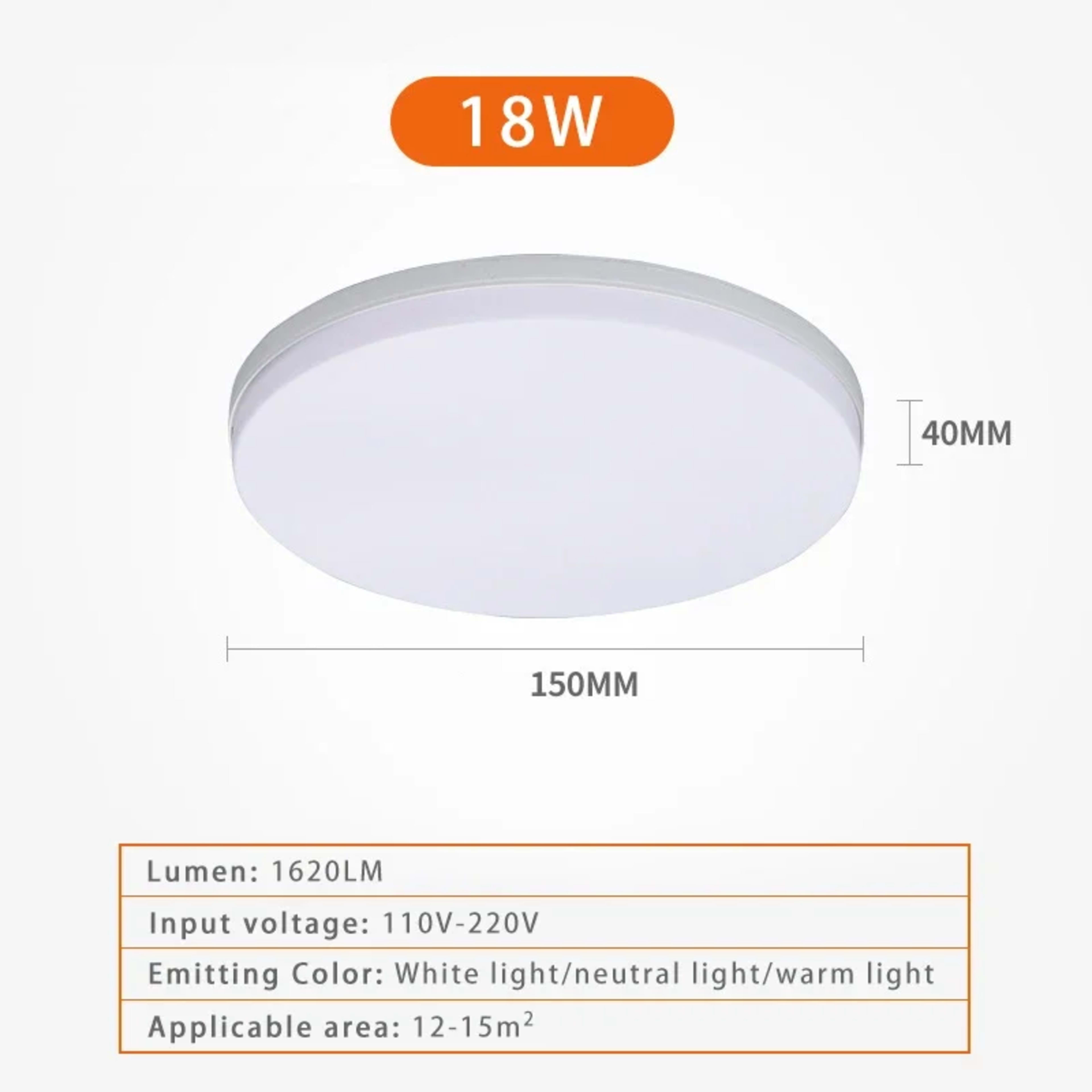 LED Ceiling Light Modern Circular Ultra-thin Light Fixture Bedroom Living Room 18W 24W 36W 48W Indoor Home Decoration Li 10