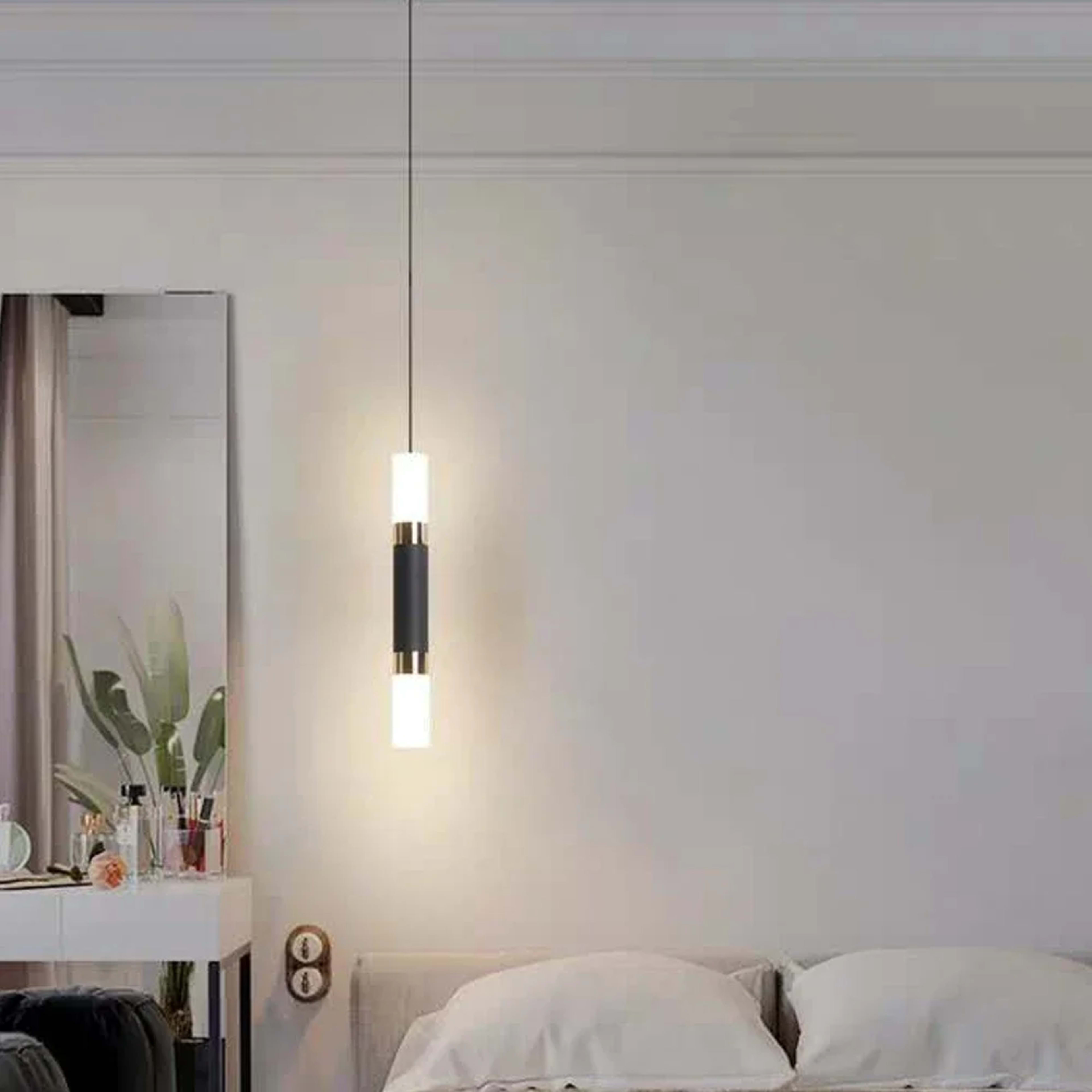 Led Pendant Light Dual Light Sources Shine Up and Down Droplight Fixture Kitchen Island Dining Room Shop Bar Counter Dec 3