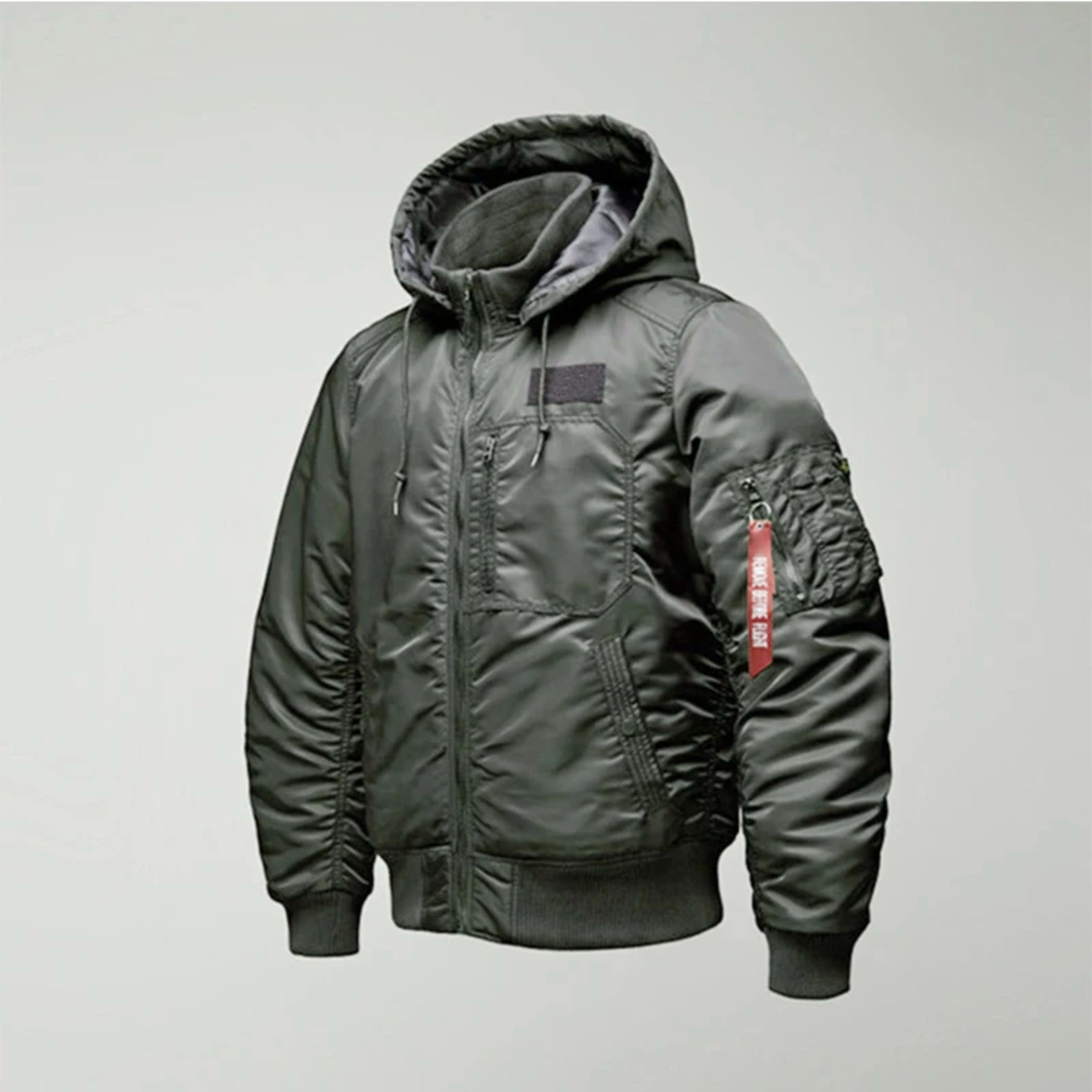 Men's winter jacket is very stylish waterproof and windproof, thickened with padded 9