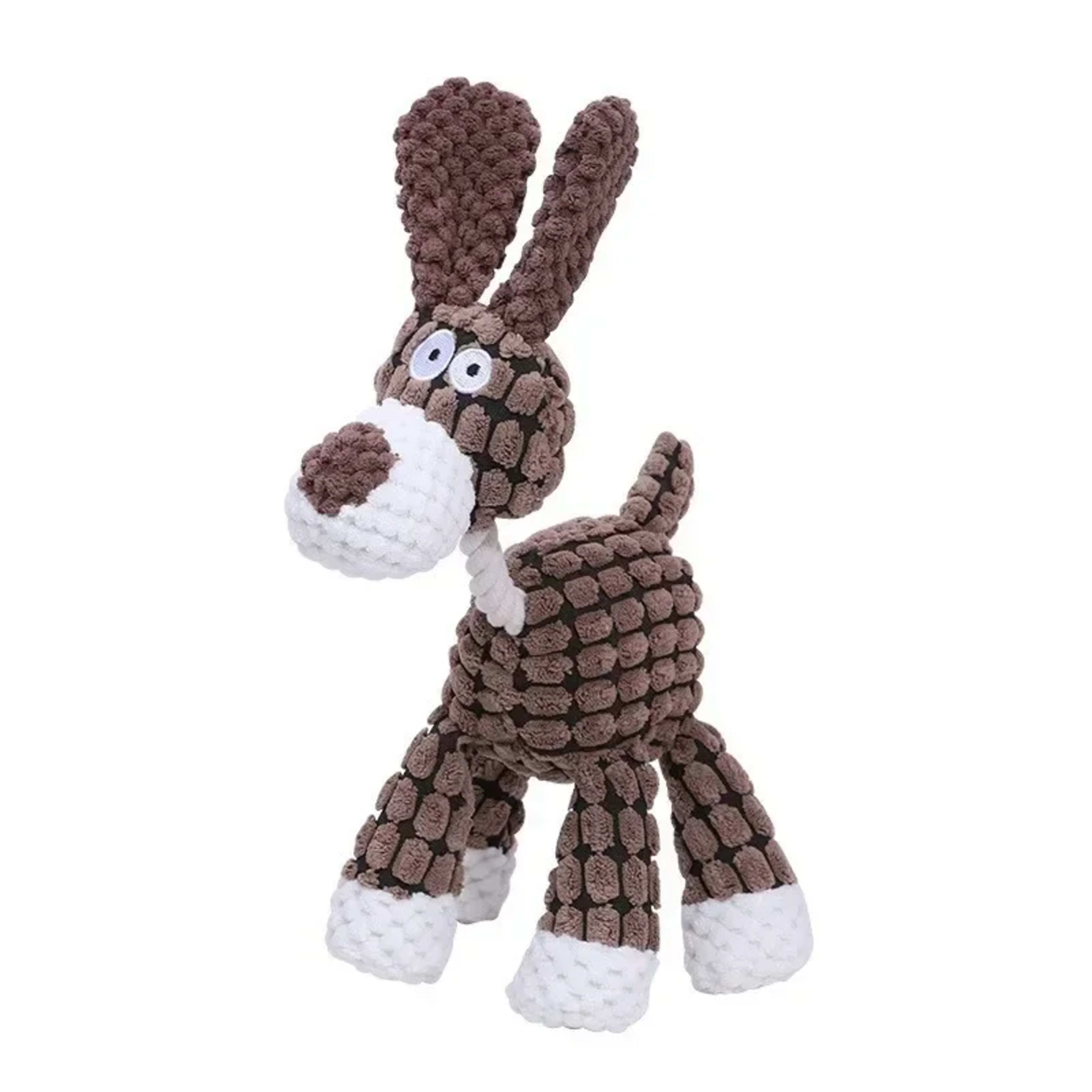 Plush Dog Toy Animals Shape Bite Resistant Squeaky Toys Corduroy Dog Toys for Small Large Dogs Puppy Pets Training Acces 19