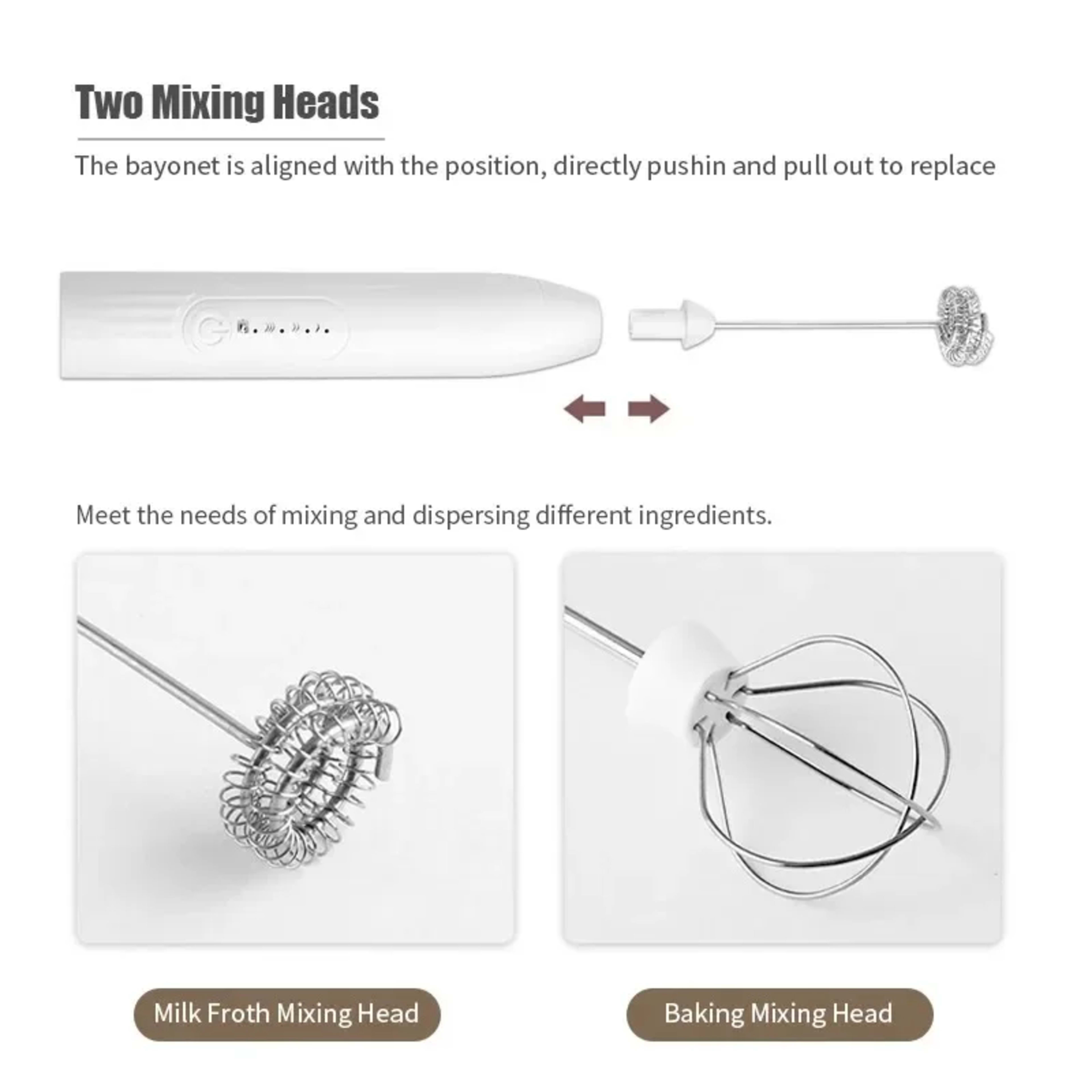Cordless Home Kitchen Gadgets Electric Kitchens Accessories Milk Mixer Frother Mini Coffee Egg Beater Beating Tools Dini 5