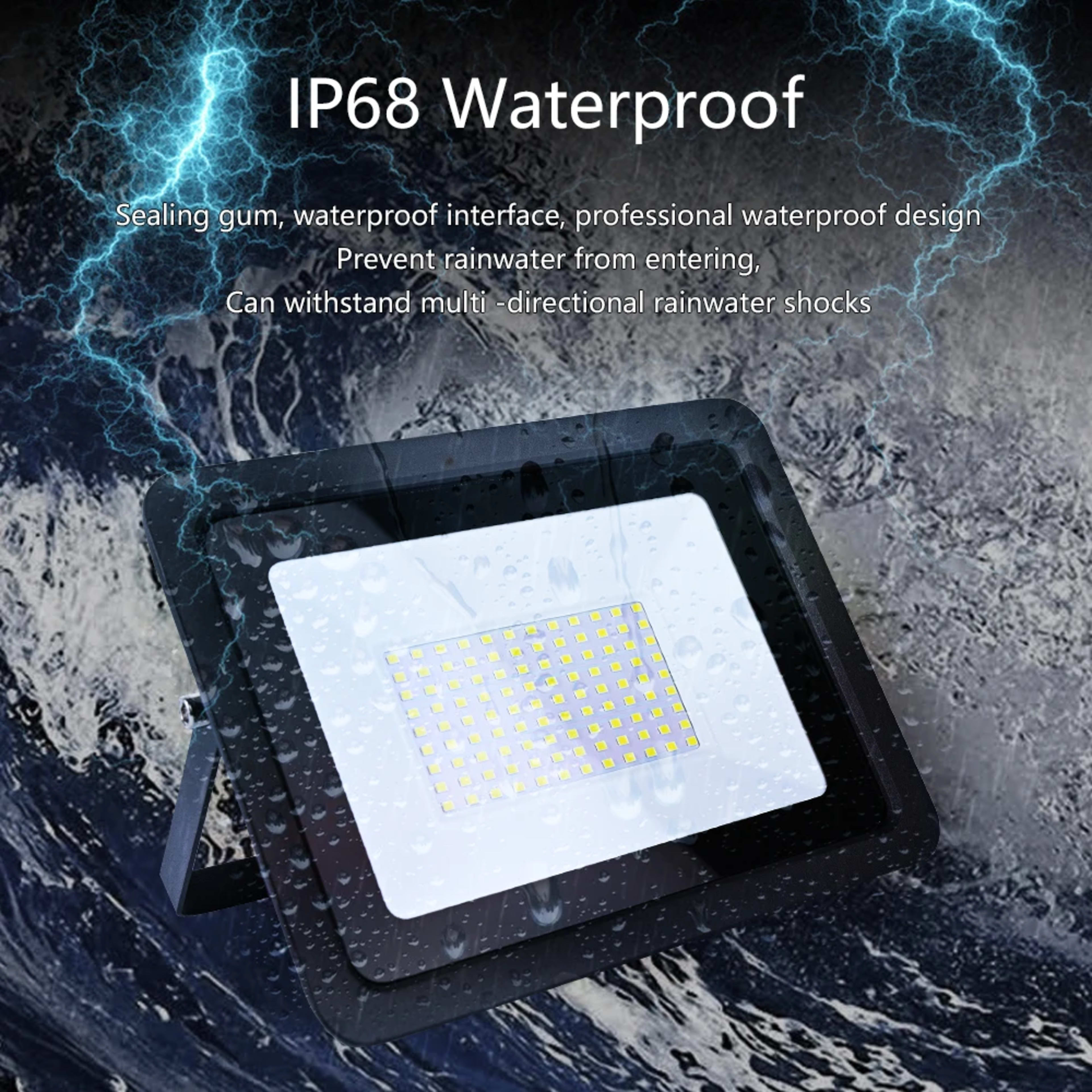 LED Flood Light 10W 20W 30W 50W 100W 220V IP68 Waterproof Outdoor Spotlight Garden Street Lamp Projector Lamp Wall LED R 3